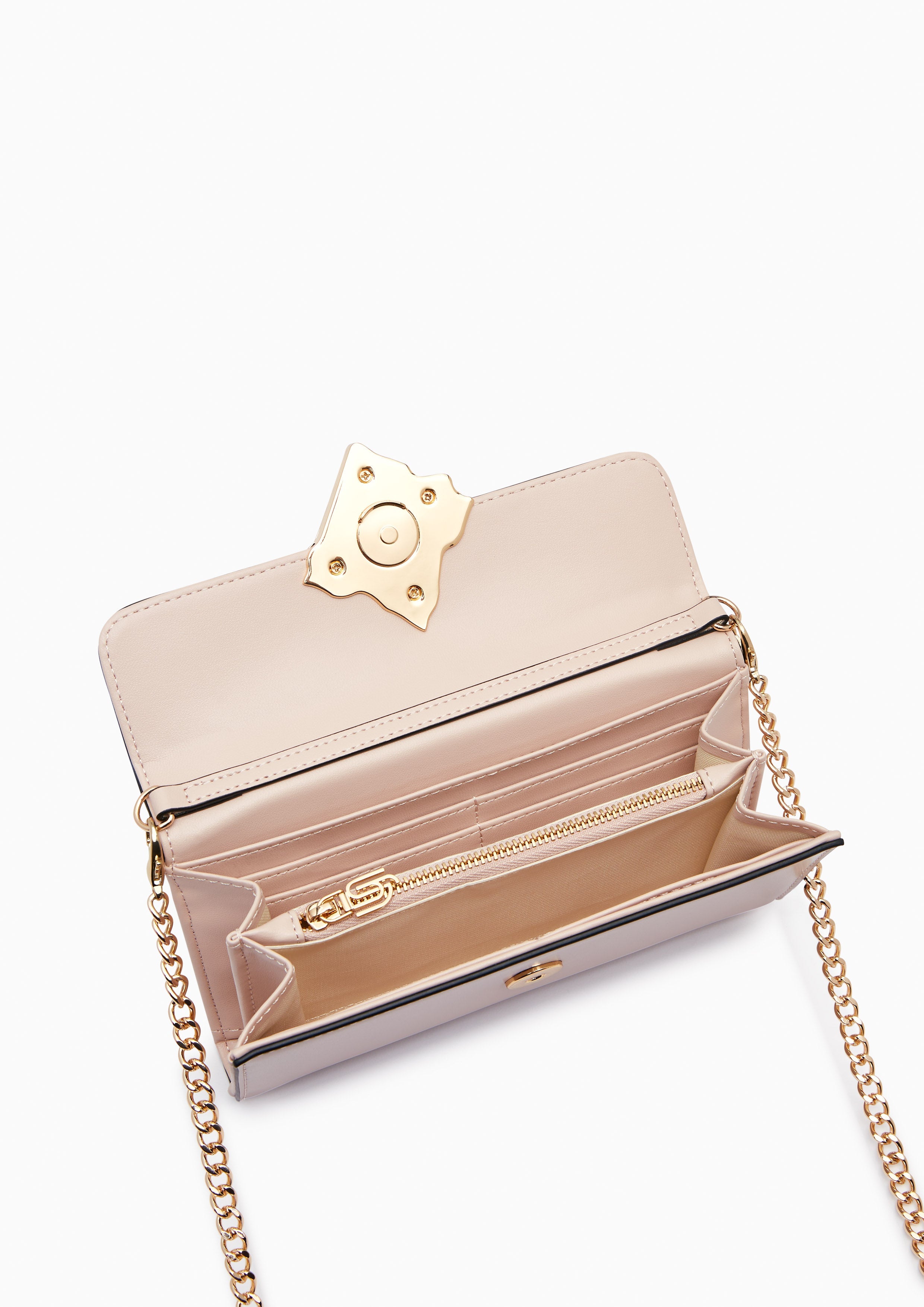 Voda Infinite Long  Wallets On Chain - Light Pink
