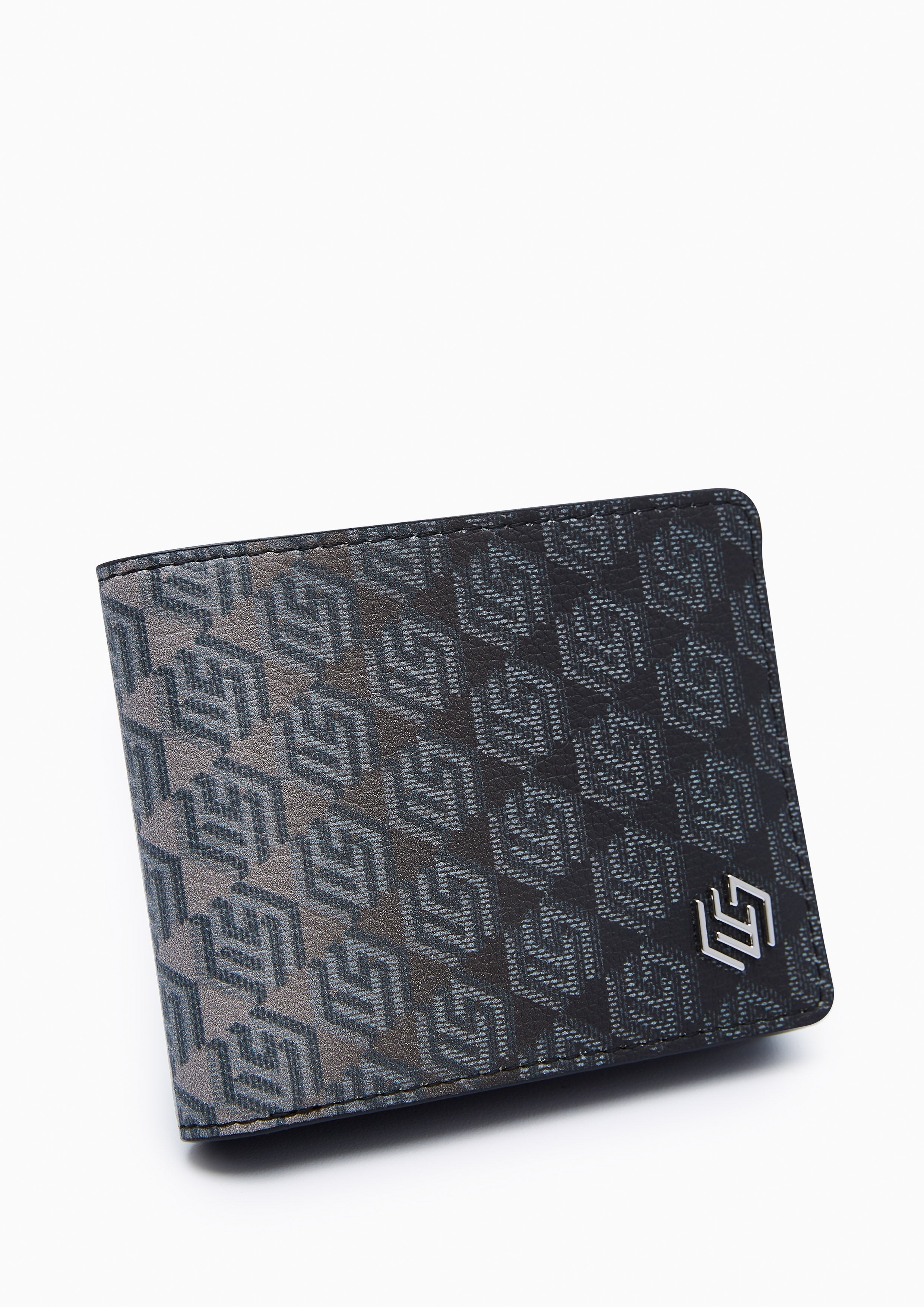Jacob Infinite Bi-Fold  Wallet - Printed Black