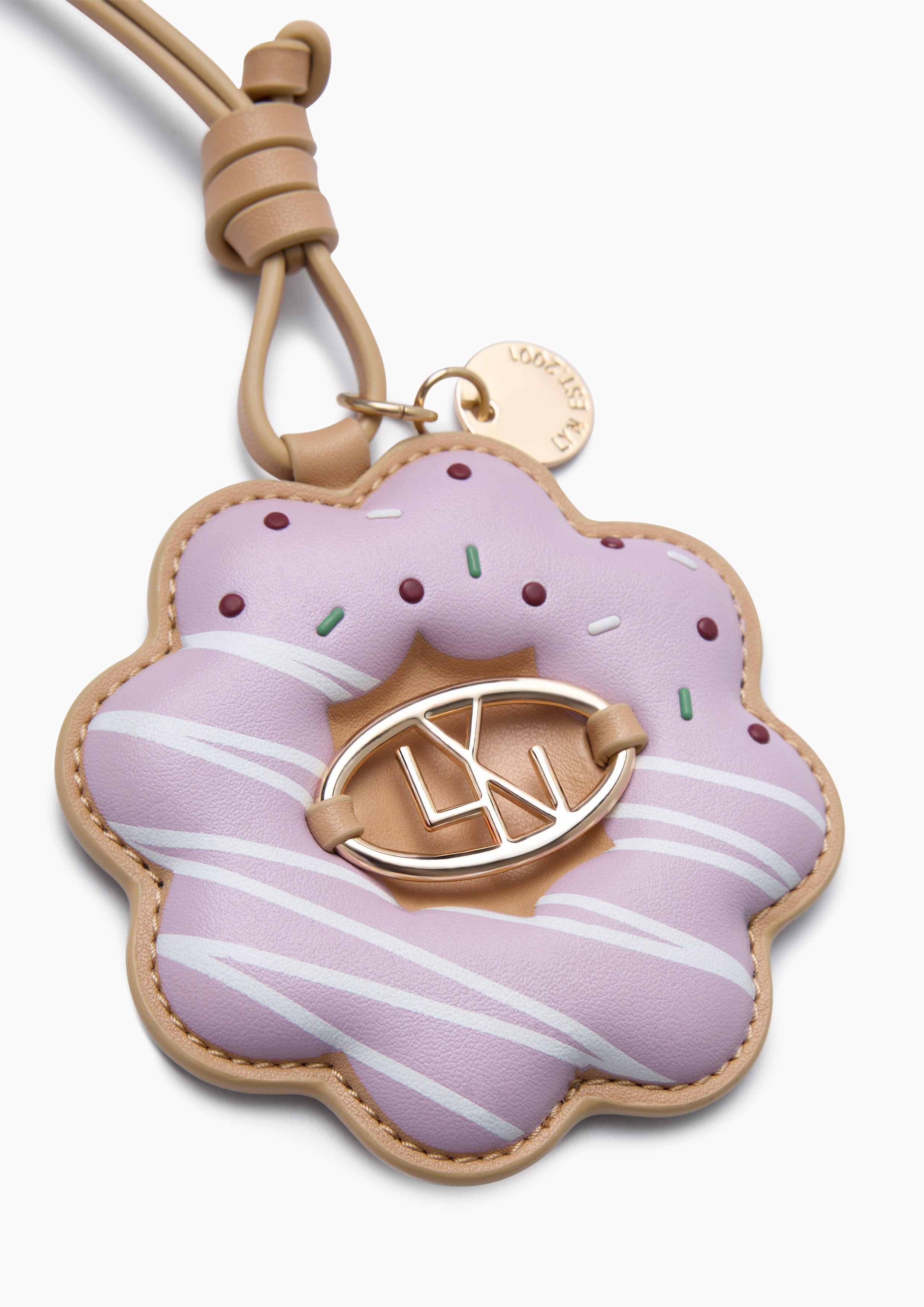 Pondering Keychain - Pink