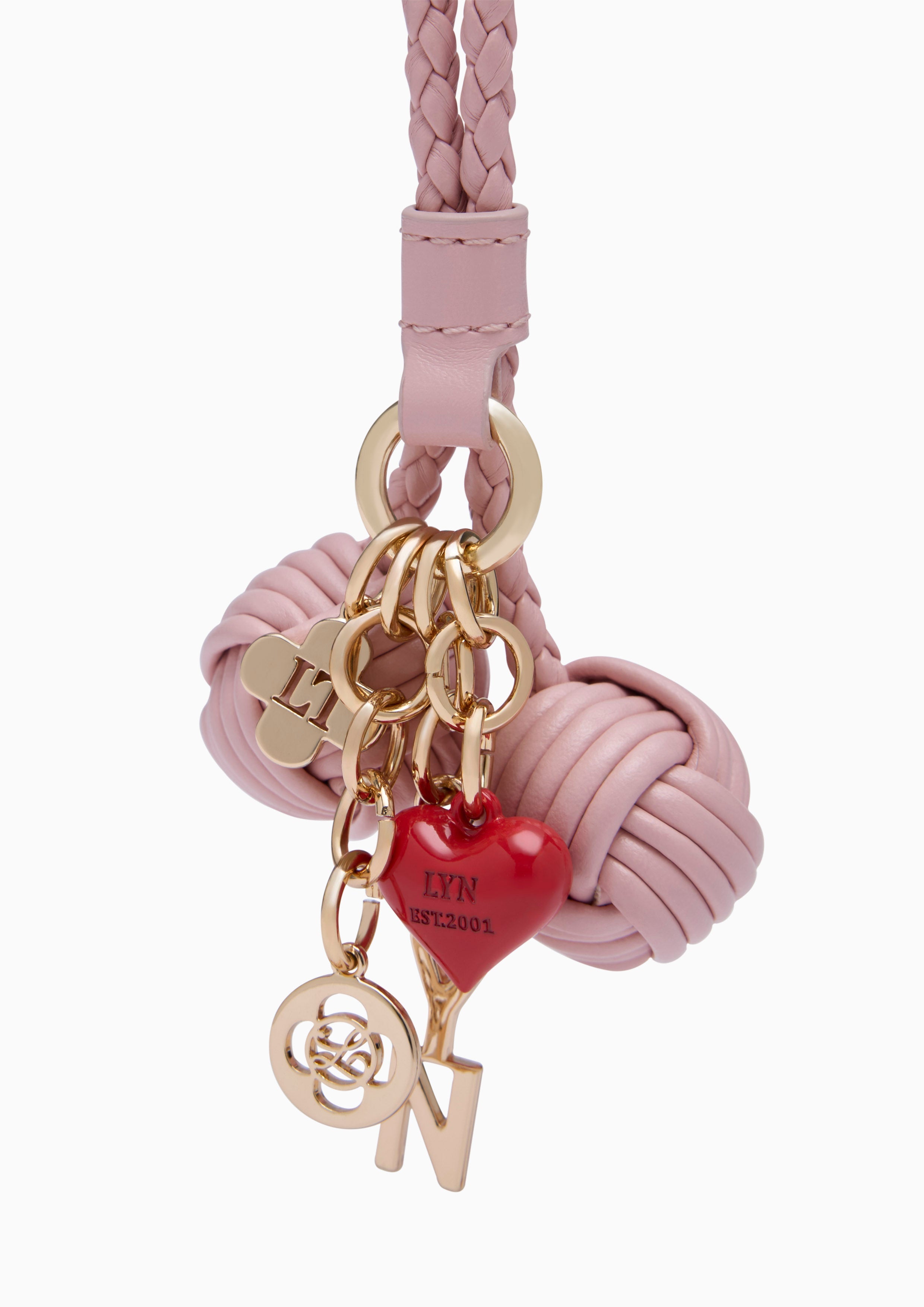 Lovely Charm Keychain - Pink