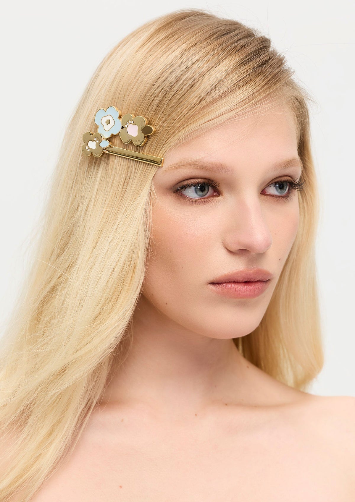 Poppy Clip Hairclip - Gold