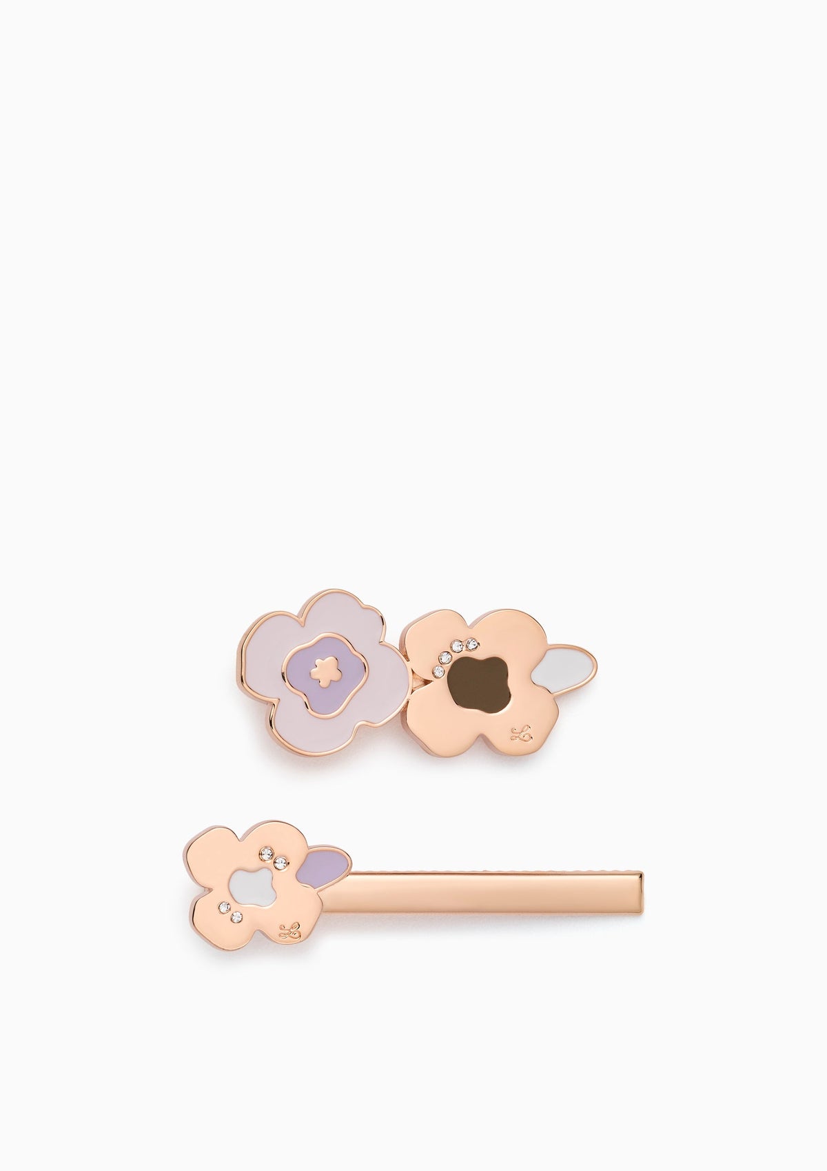 Poppy Clip Hairclip - Rose Gold