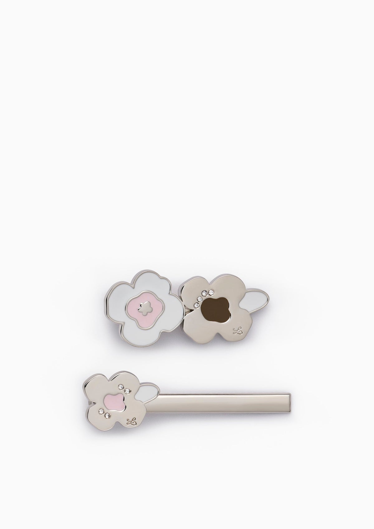 Poppy Clip Hairclip - Silver