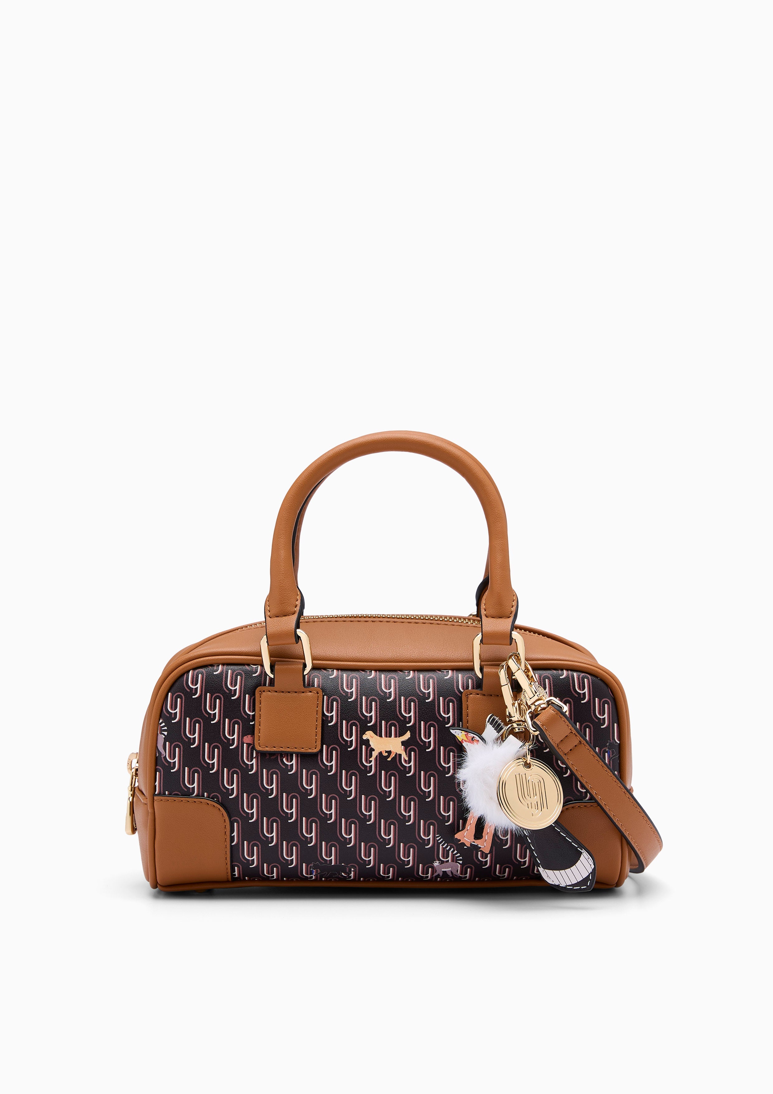 Amitie Jungle Infinite Top S Handbag - Printed Black