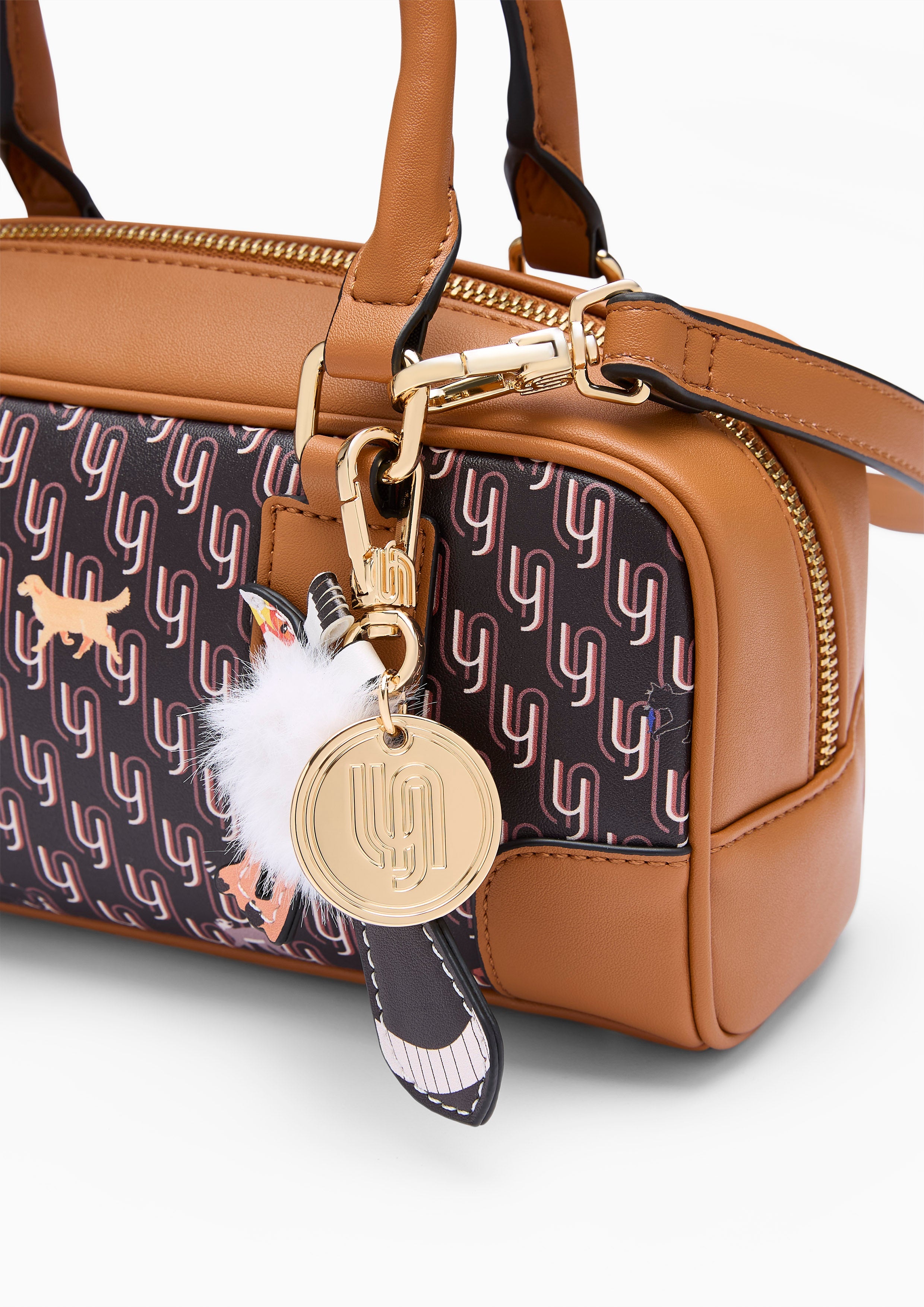 Amitie Jungle Infinite Top S Handbag - Printed Black