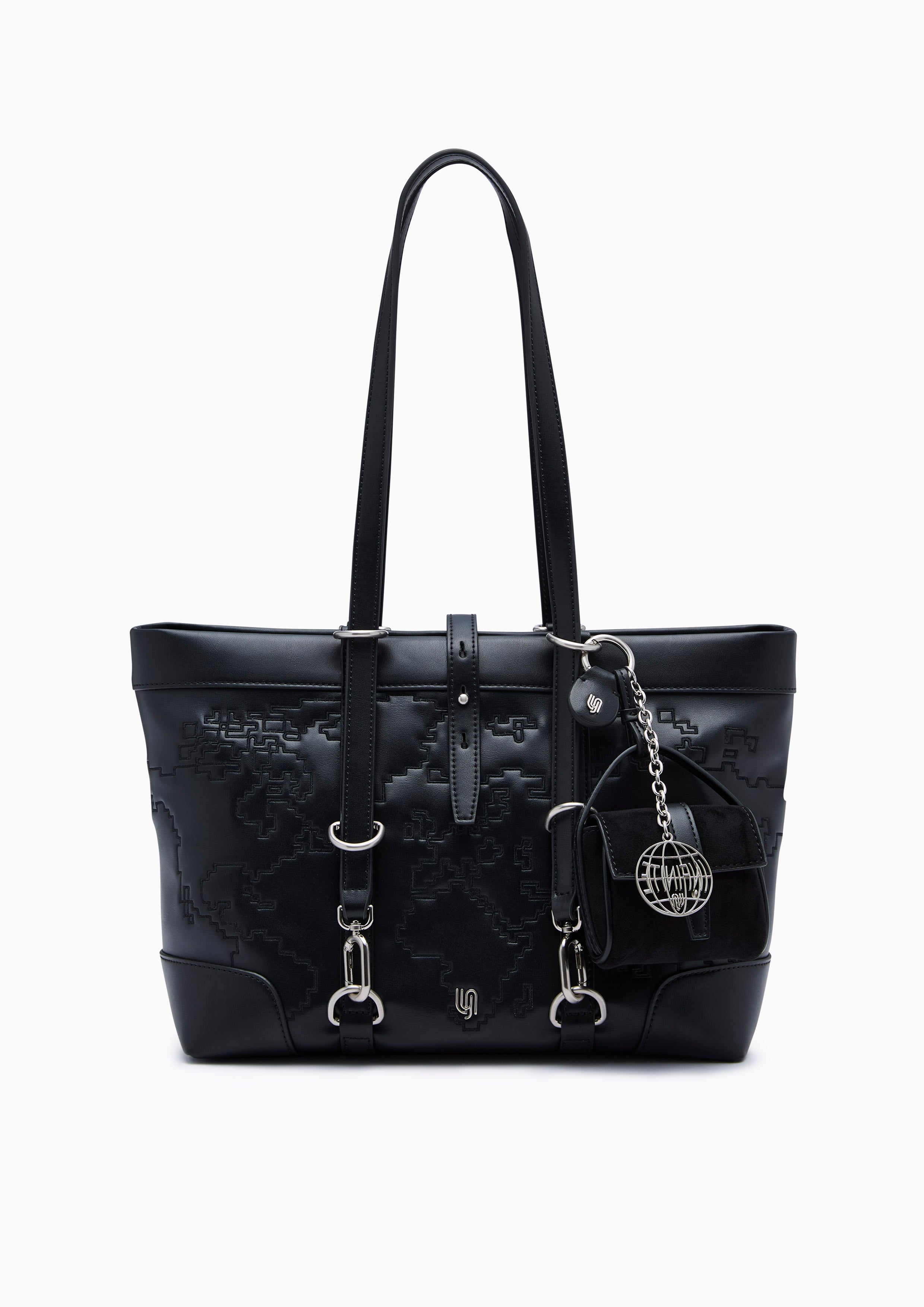 Atlas Infinite  Xl Tote Bag - Black