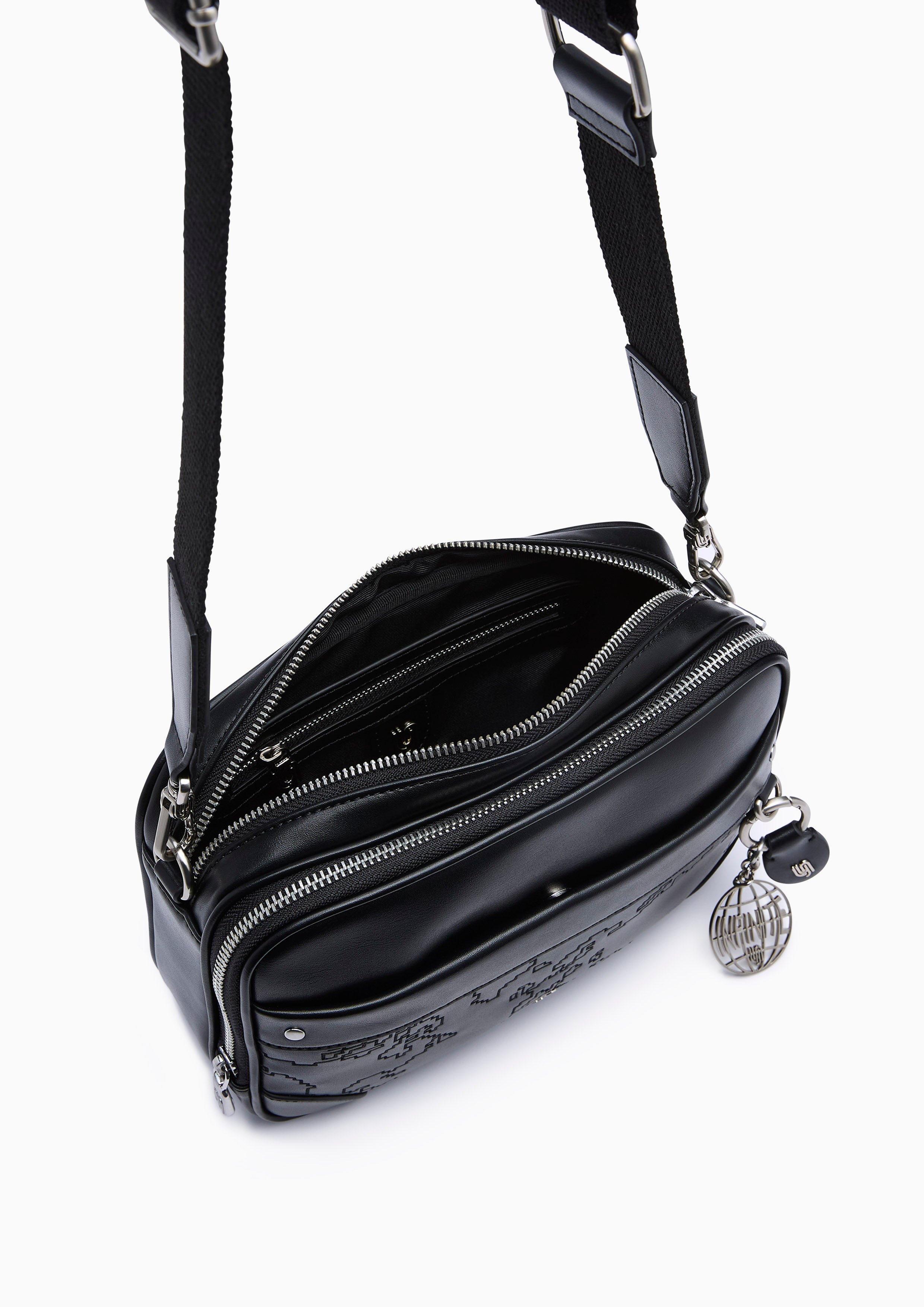 Atlas Infinite  M Crossbody Bag - Black