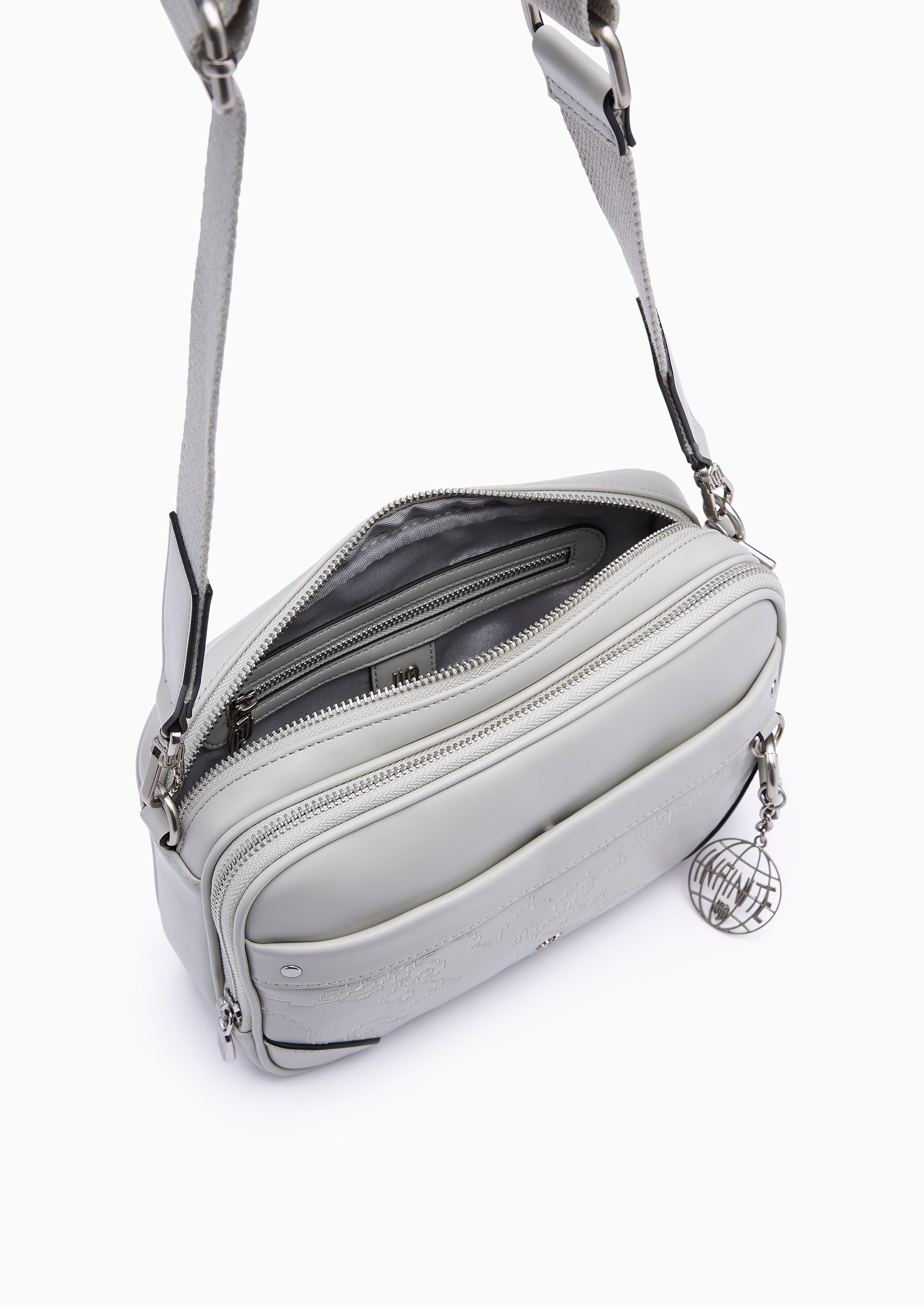 Atlas Infinite  M Crossbody Bag - Light Grey