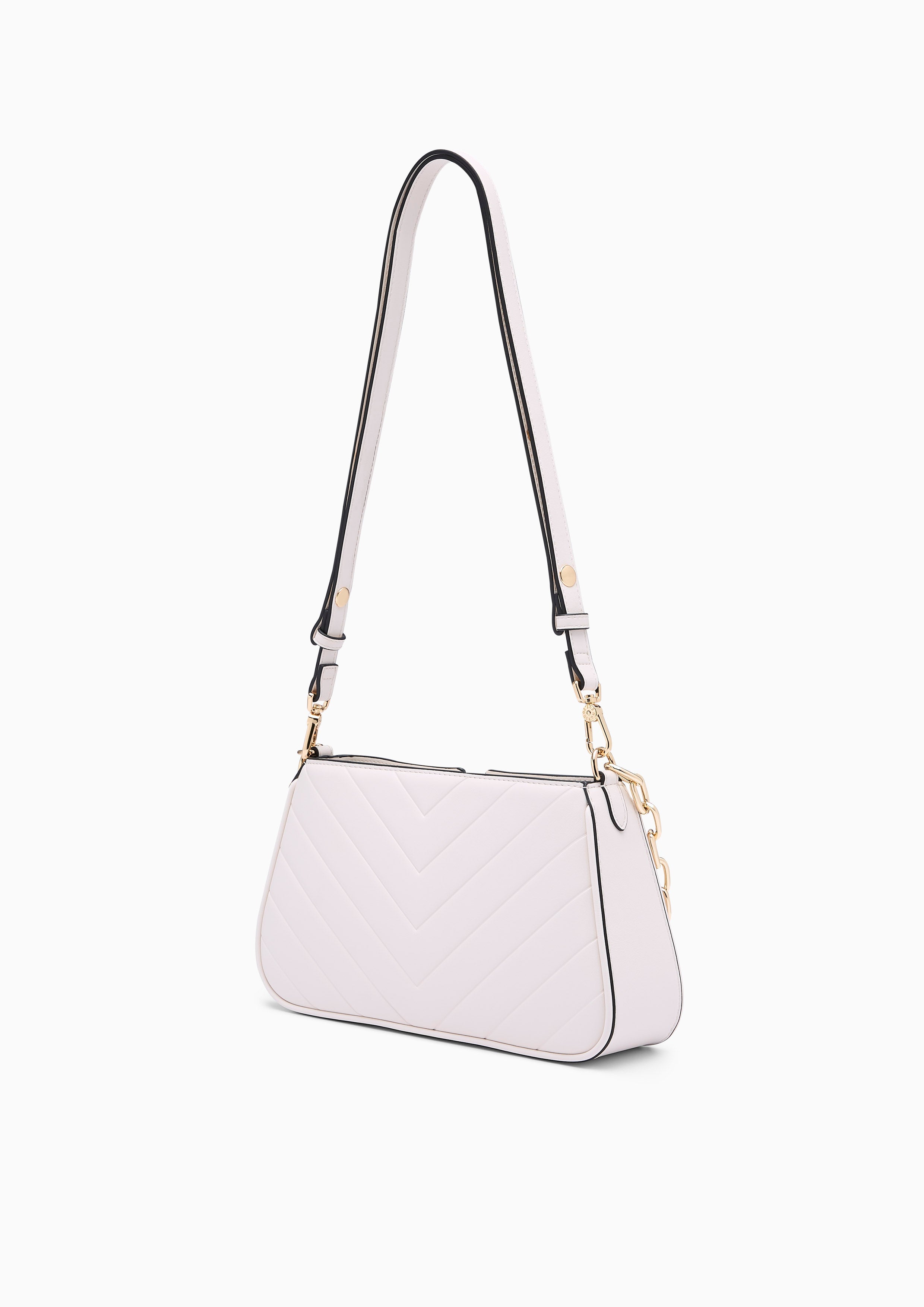 Alicia Emb  S Shoulder Bag - Ivory