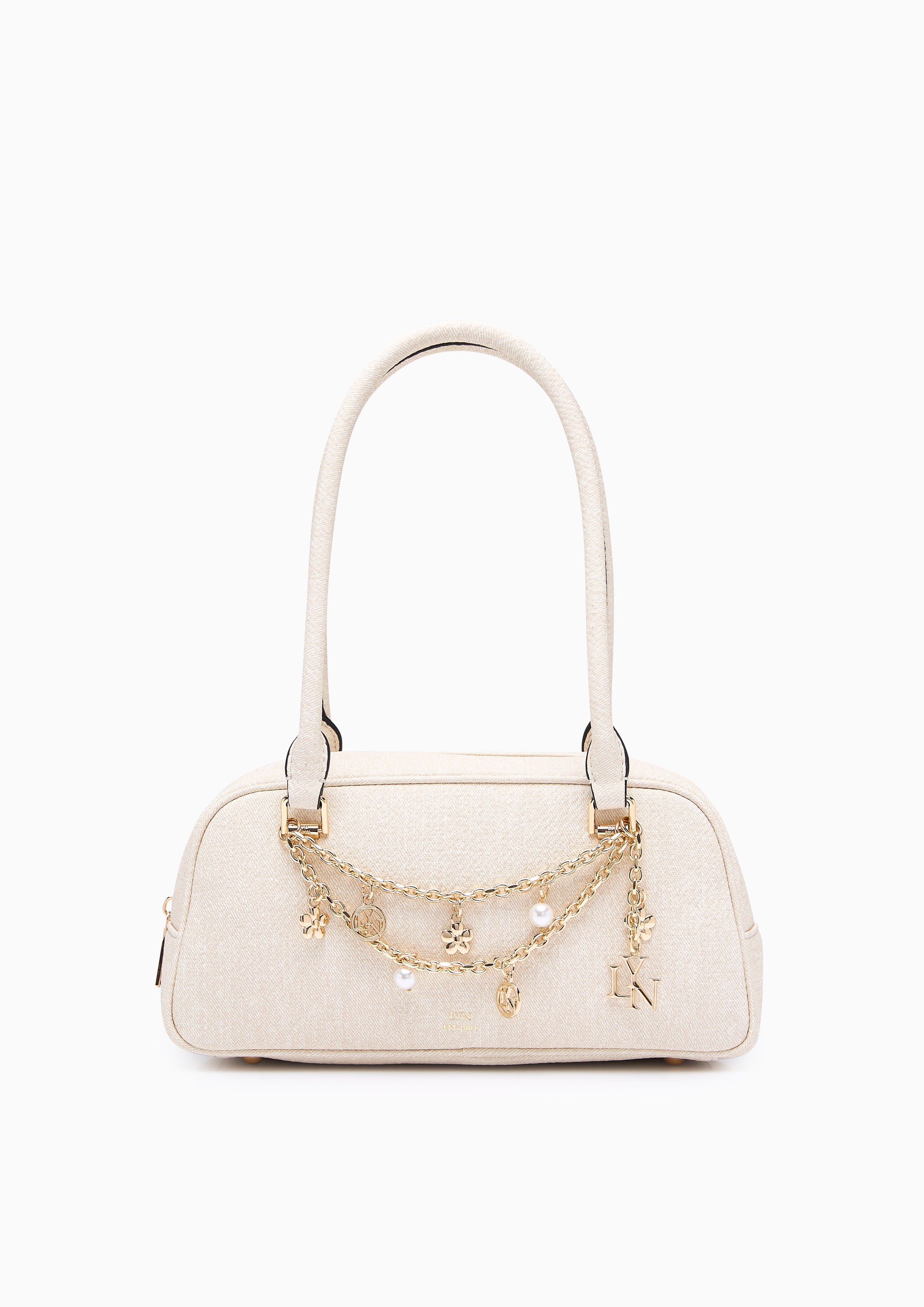 Bailey  M Shoulder Bag - Biege Variation 2