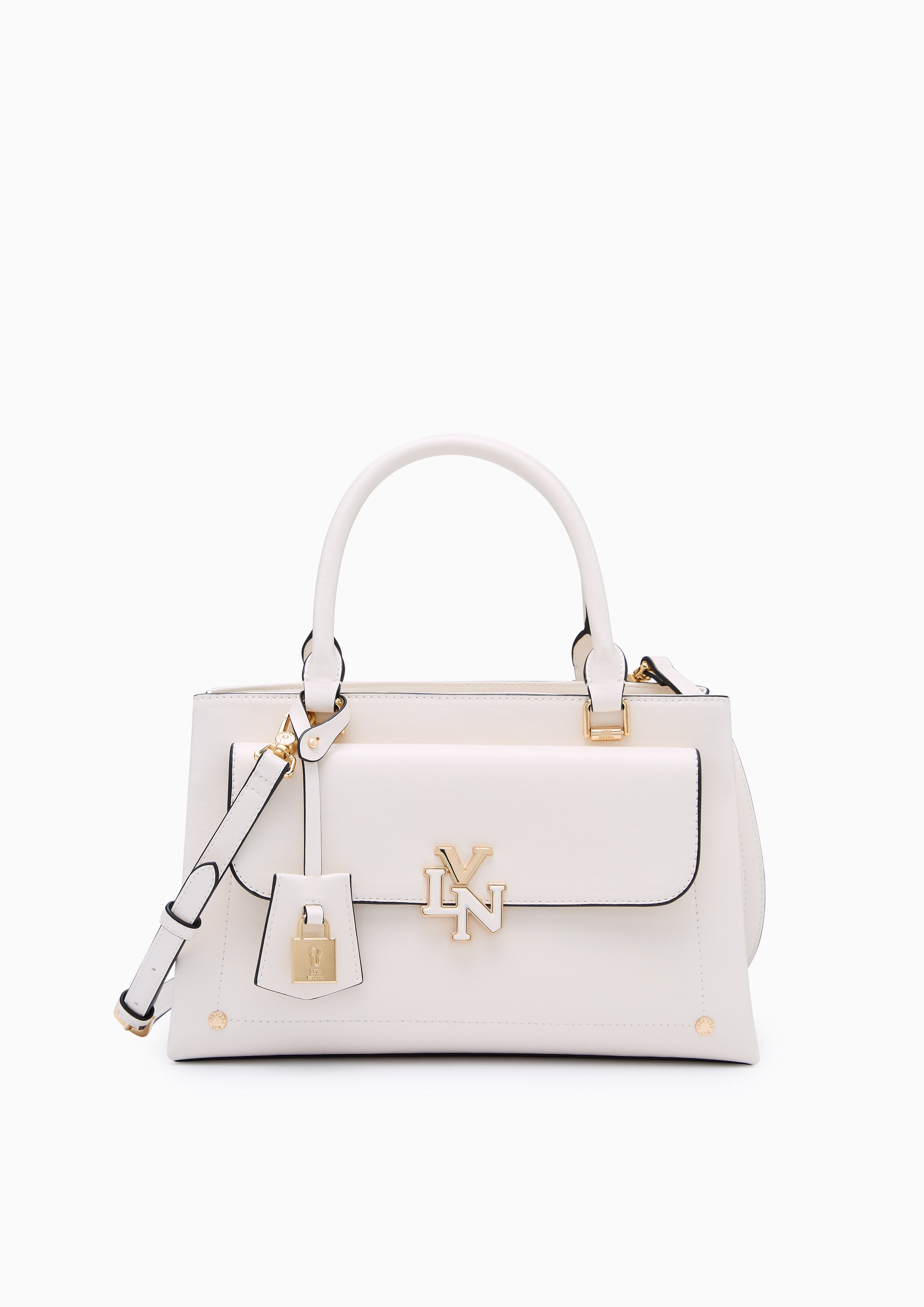 Carlino  M Crossbody Bag - Ivory