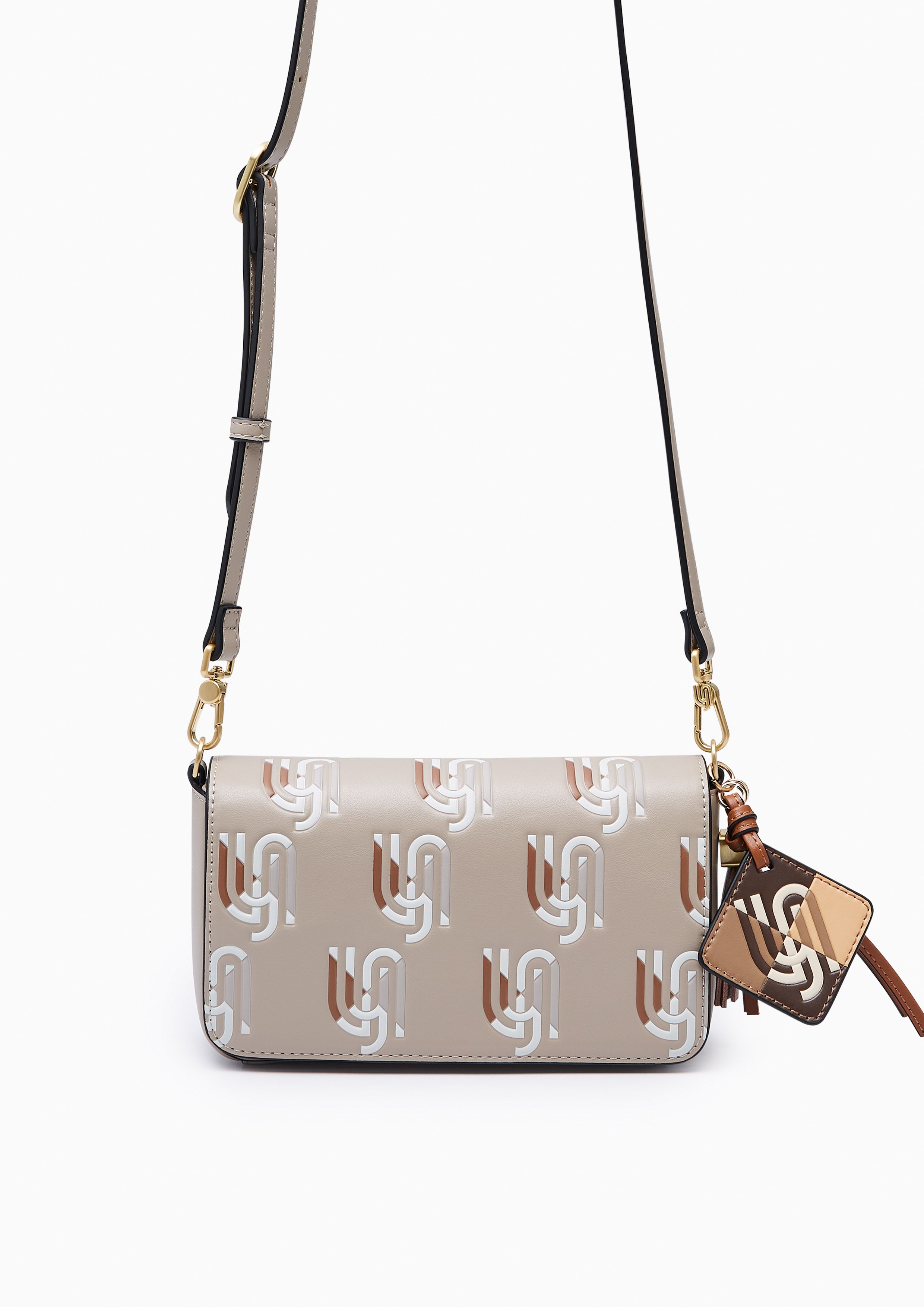 Parker Infinite Mini  Crossbody Bag - Taupe