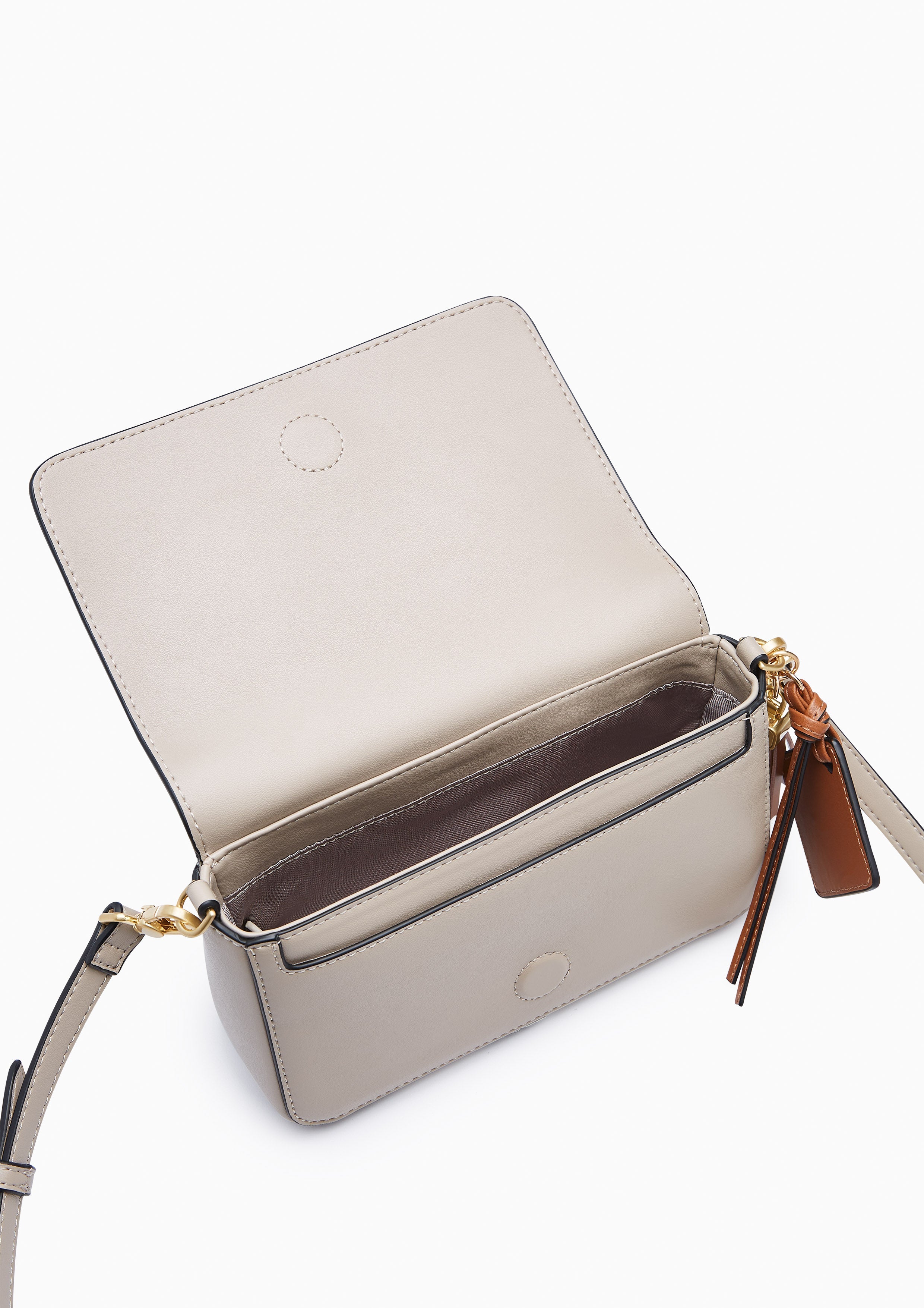 Parker Infinite Mini  Crossbody Bag - Taupe