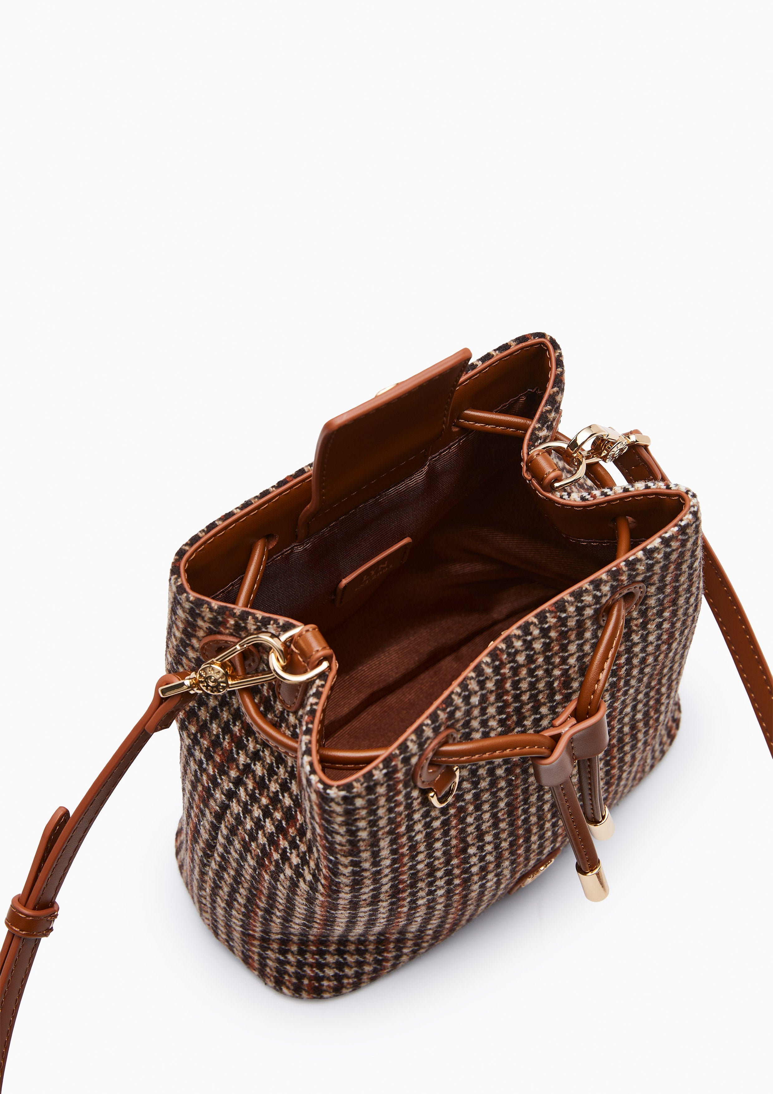 Moodie Mini  Crossbody Bag - Dark Beige