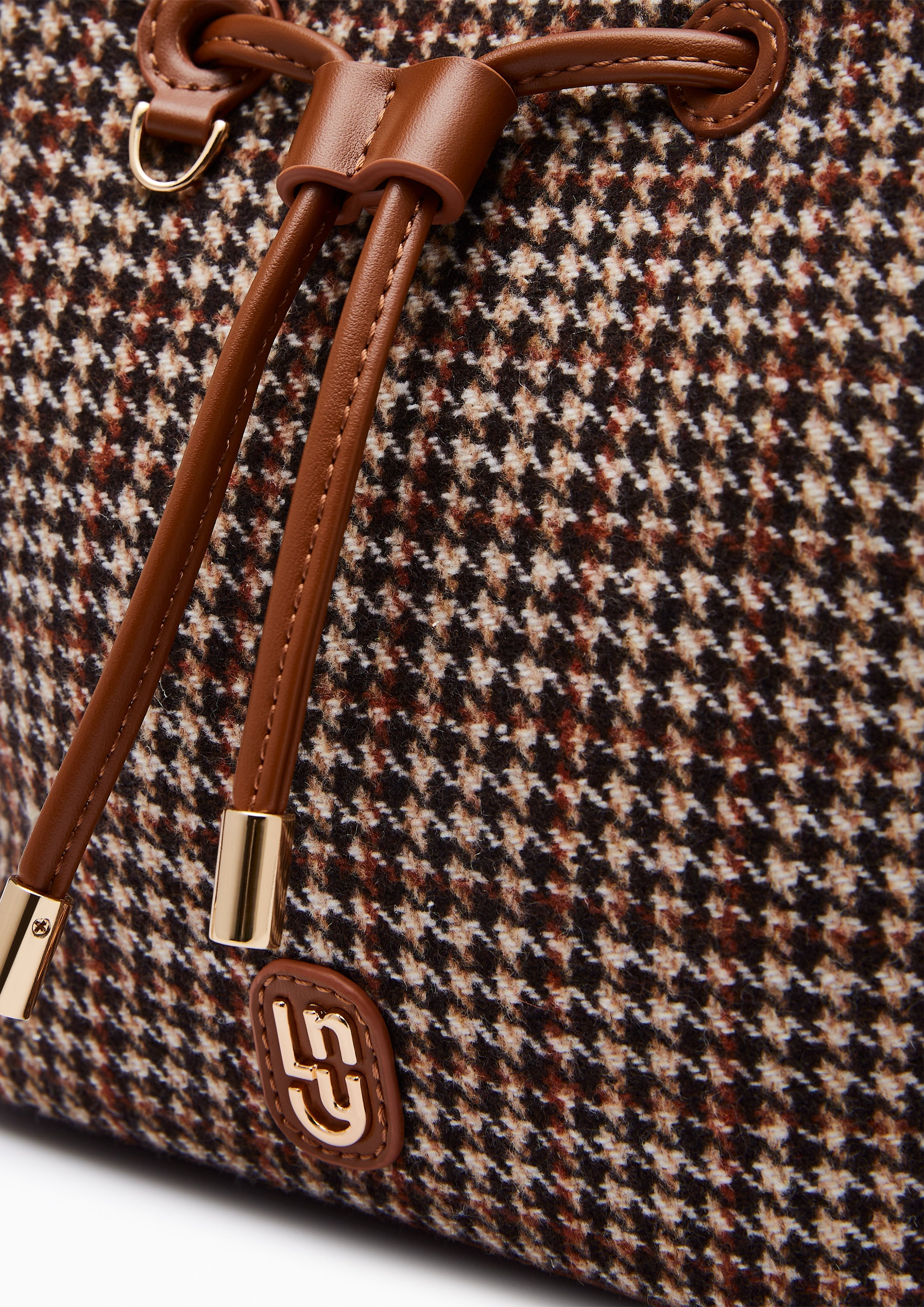Moodie Mini  Crossbody Bag - Dark Beige