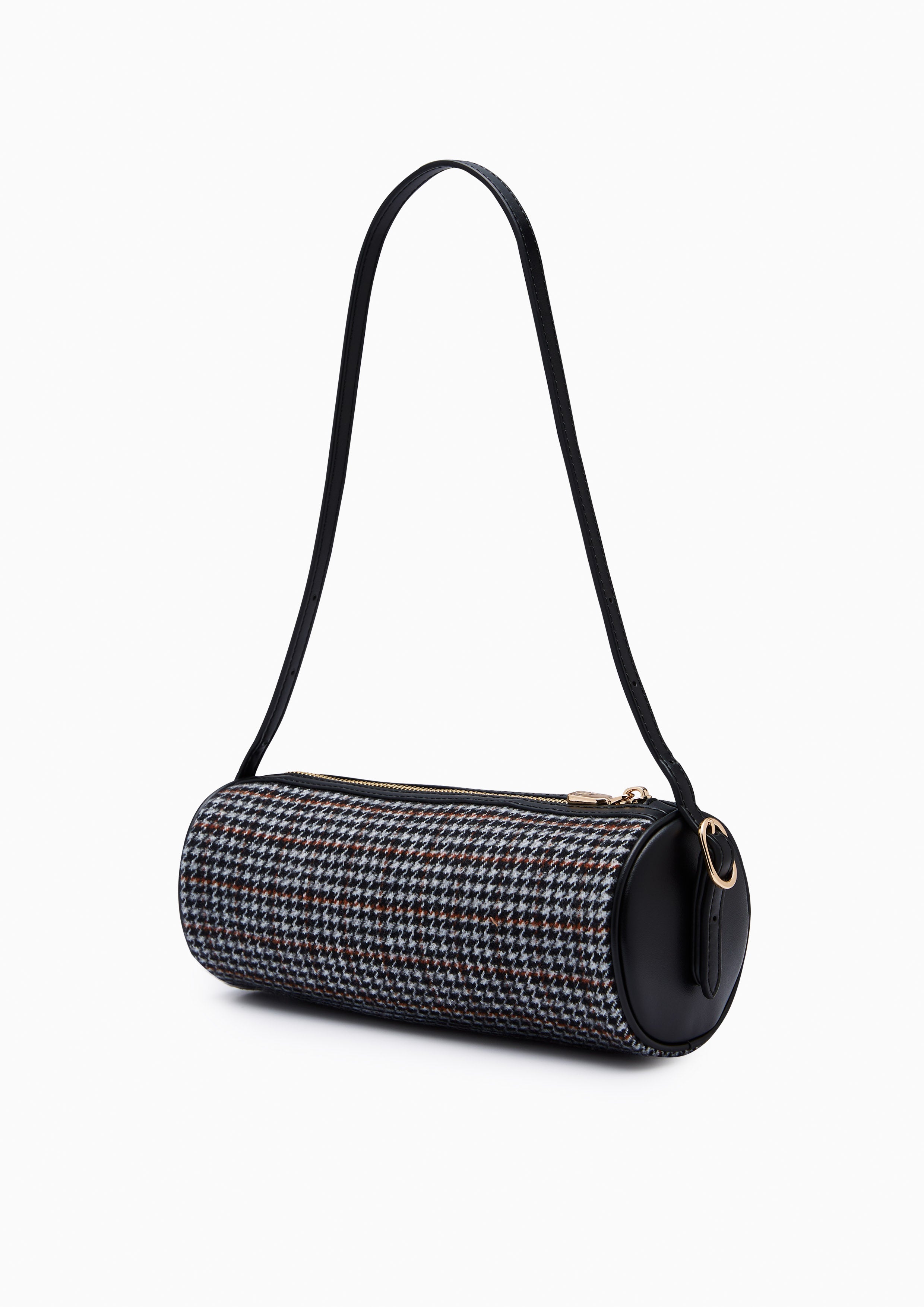 Moodie Round Baguette S Shoulder Bag - Black