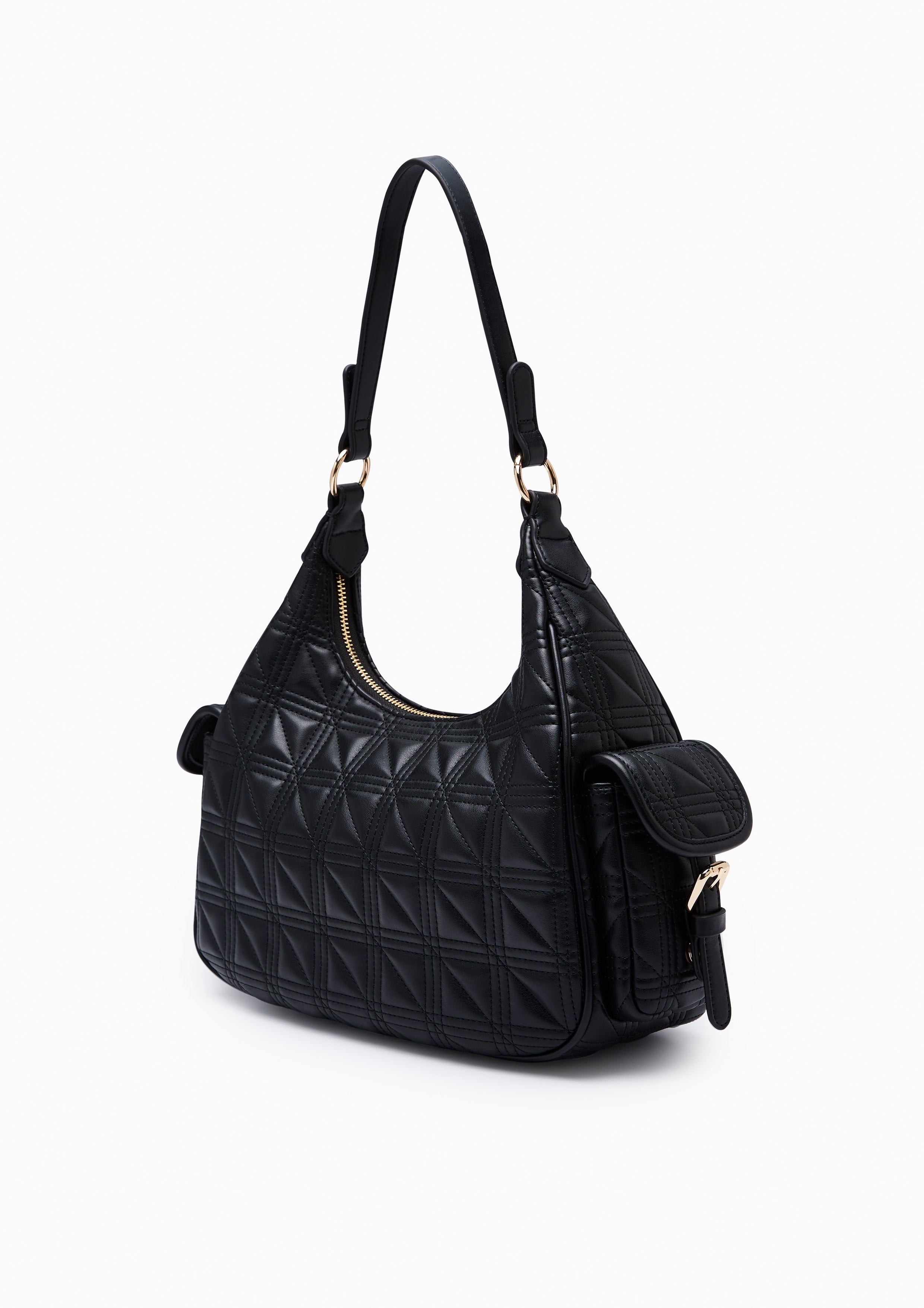 A-Ra  L Shoulder Bag - Black