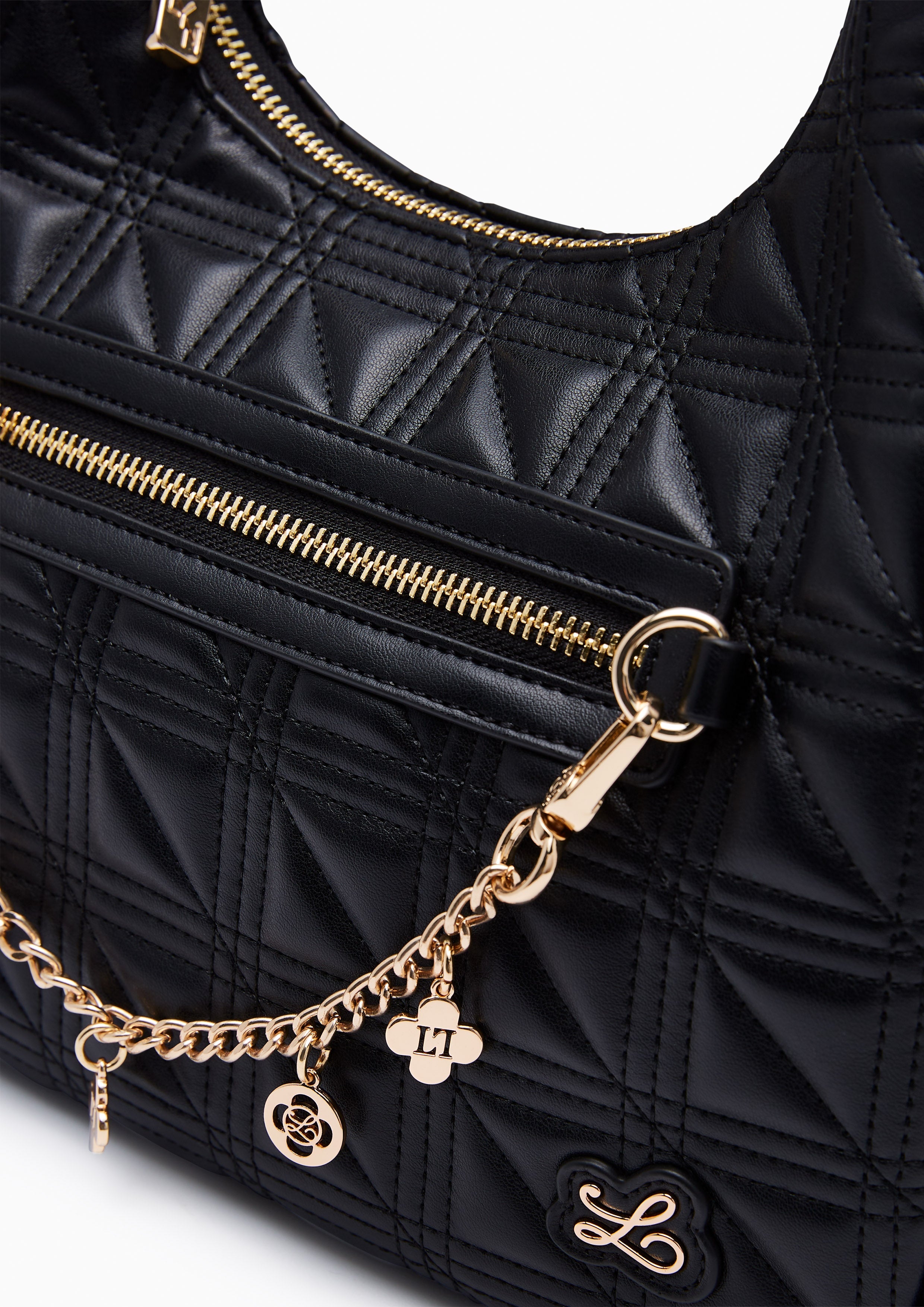 A-Ra  L Shoulder Bag - Black