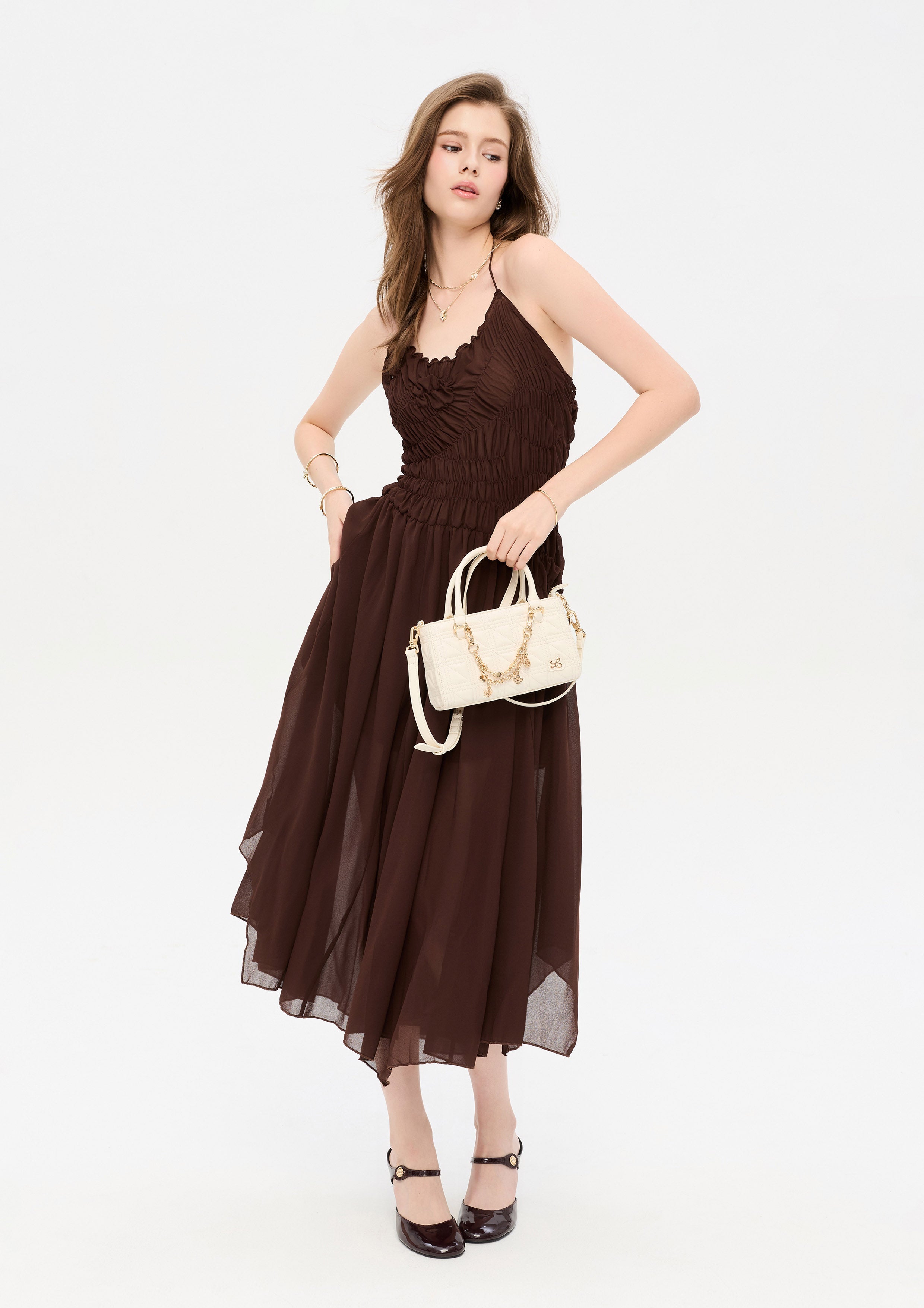 A-Ra Top Handle S Handbag - Ivory