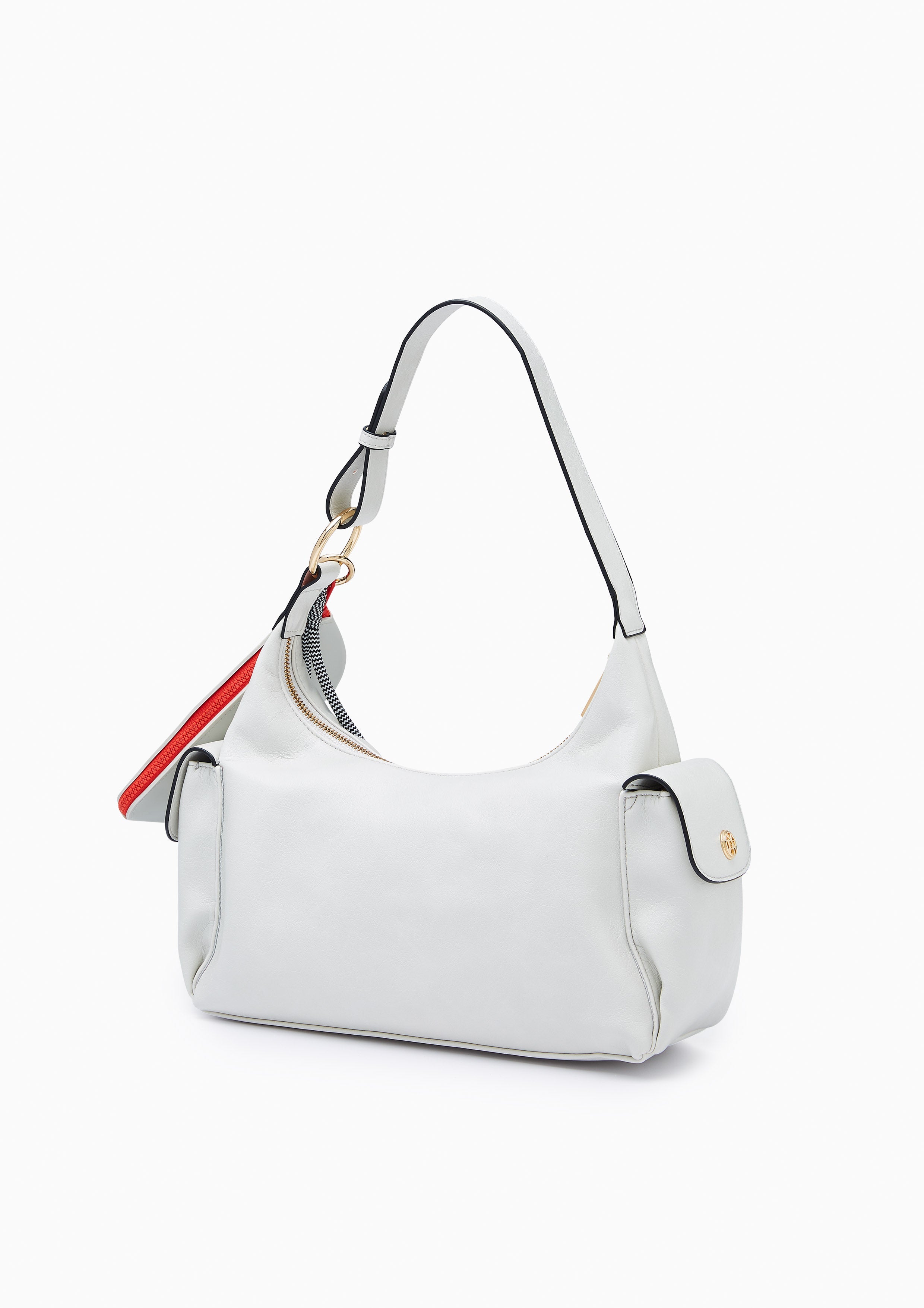 Avalyn M Shoulder Bag - Light Grey
