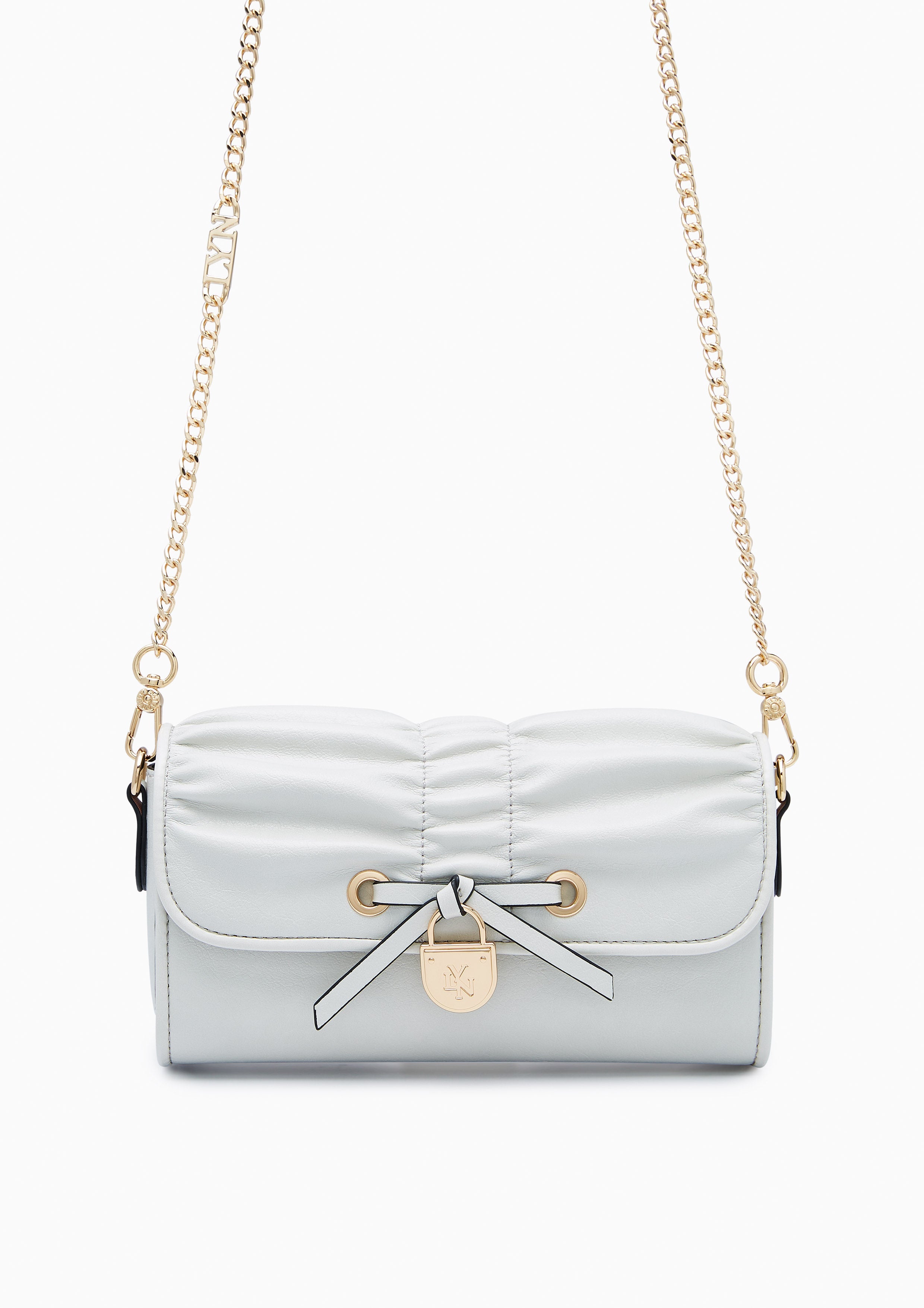 Avalyn Mini Crossbody Bag - Light Grey
