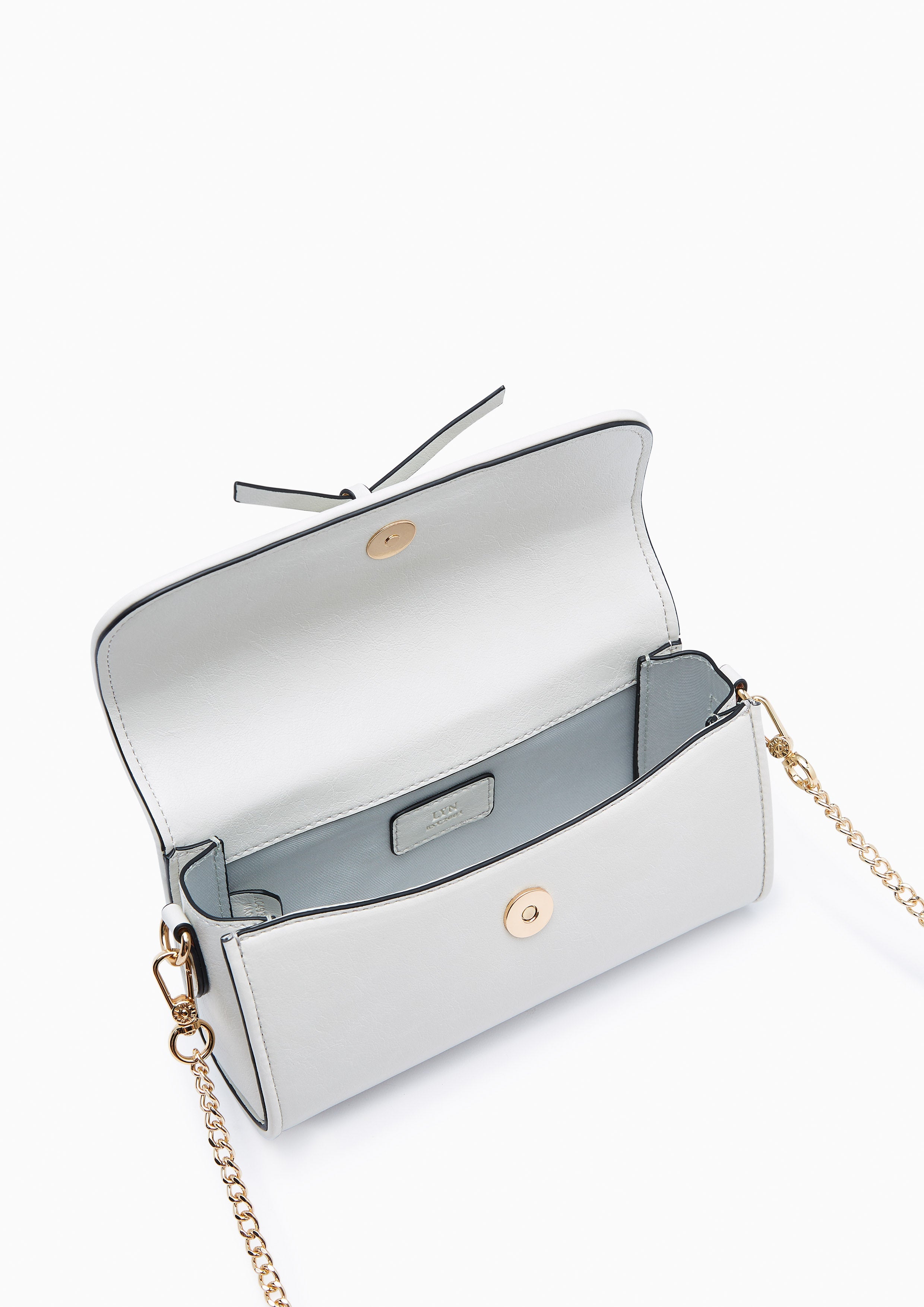 Avalyn Mini Crossbody Bag - Light Grey