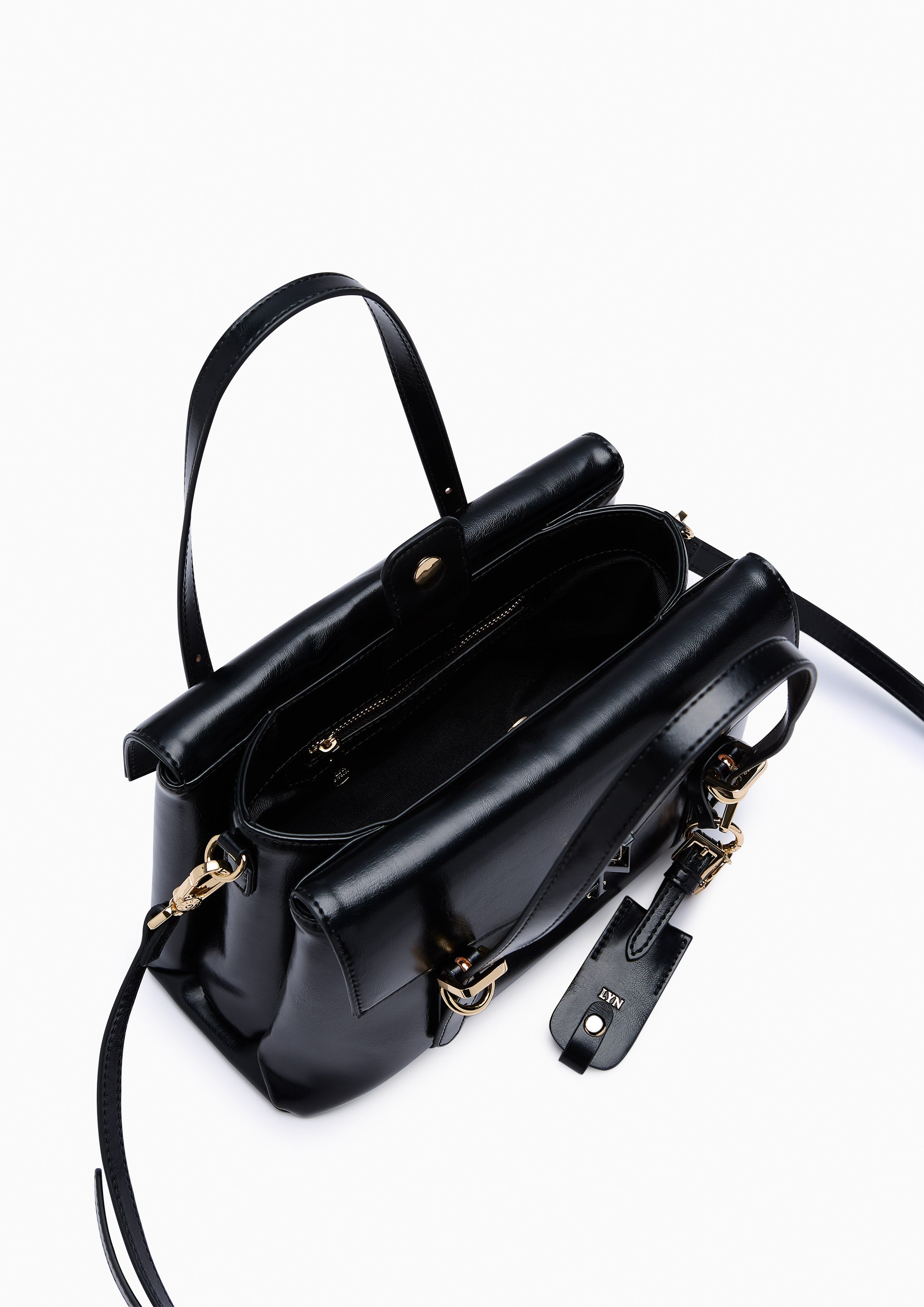 Lenae Top Handle M Handbag - Black