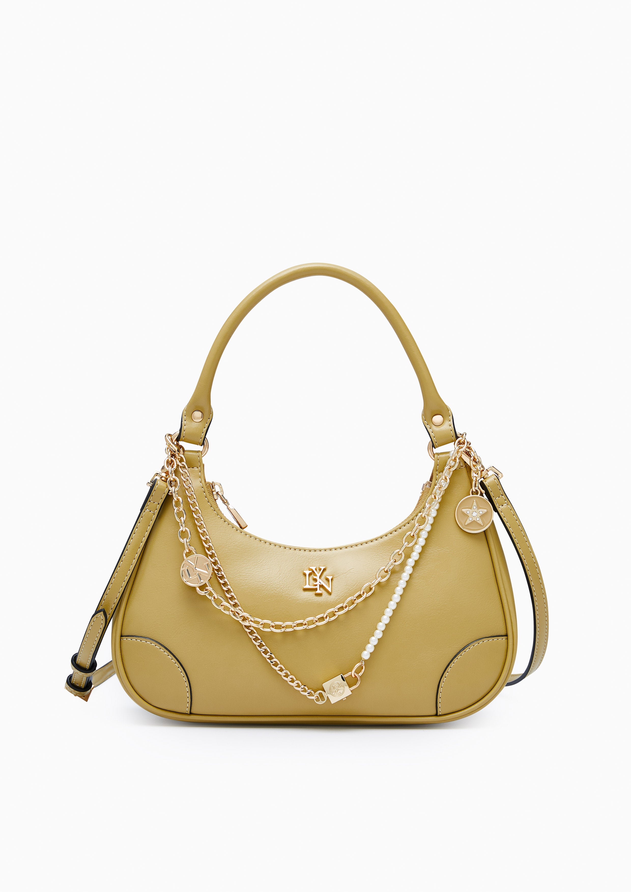 Milly M Shoulder Bag - Dark Yellow