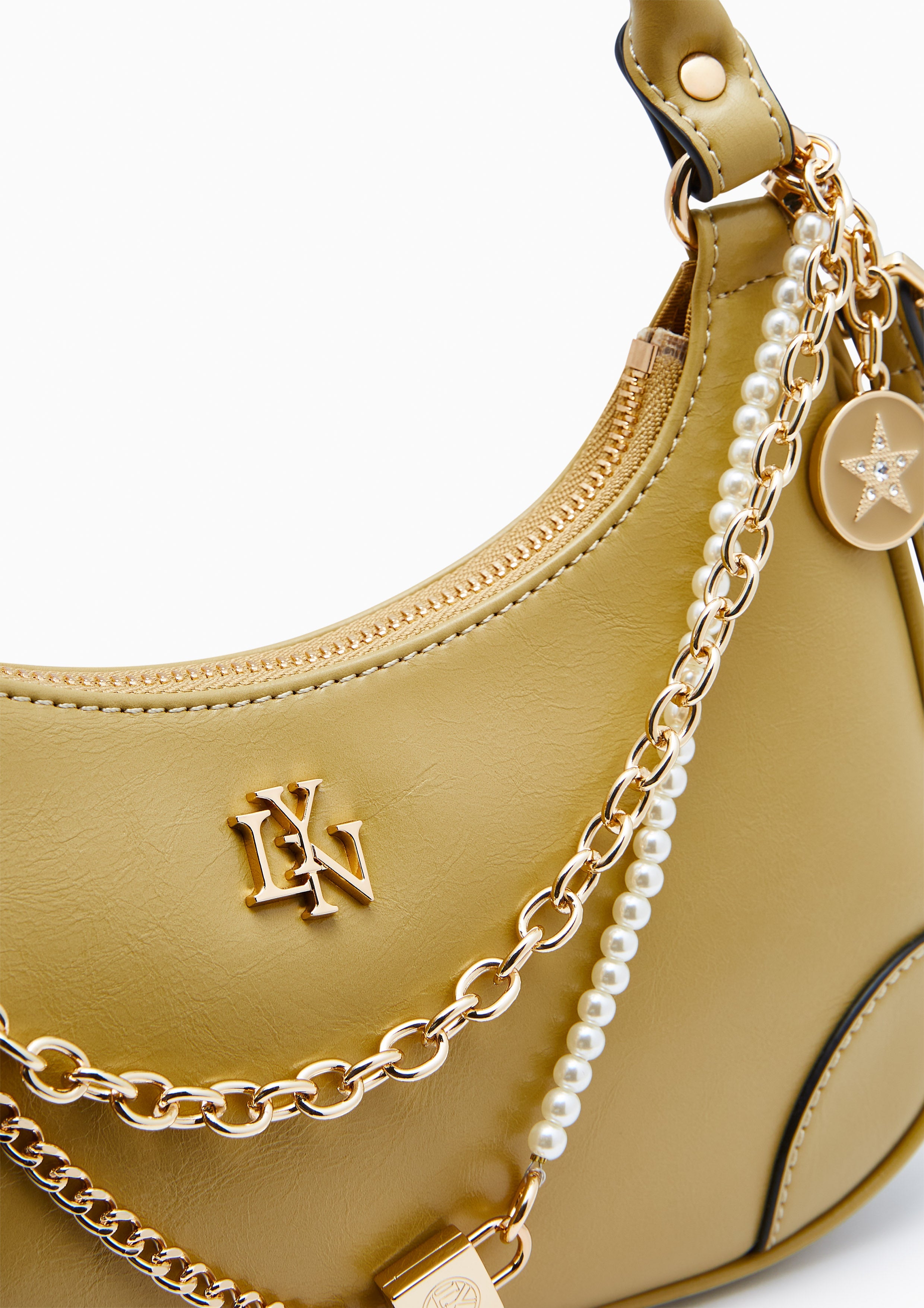 Milly M Shoulder Bag - Dark Yellow