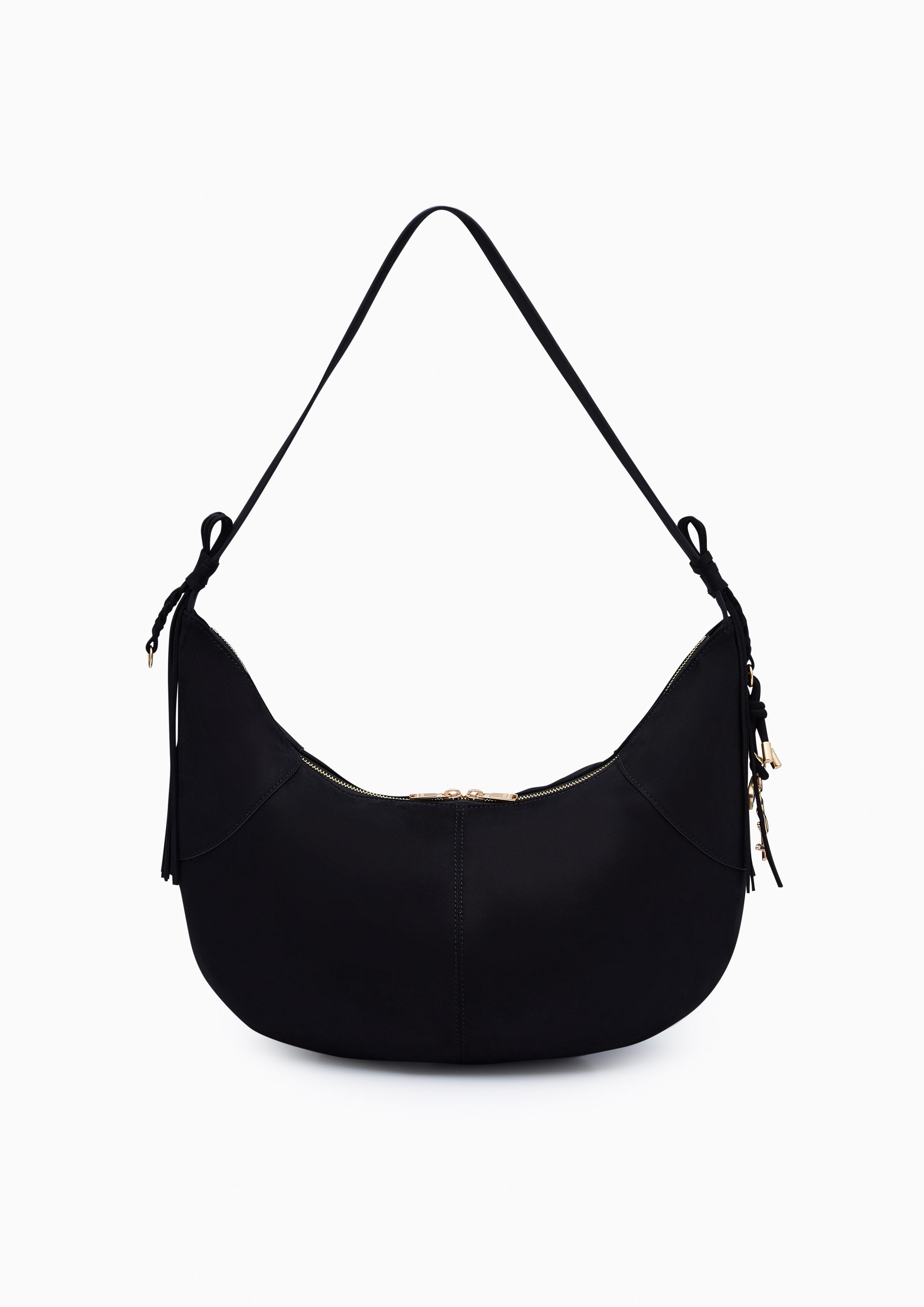 Evilly Hobo  L Shoulder Bag - Black