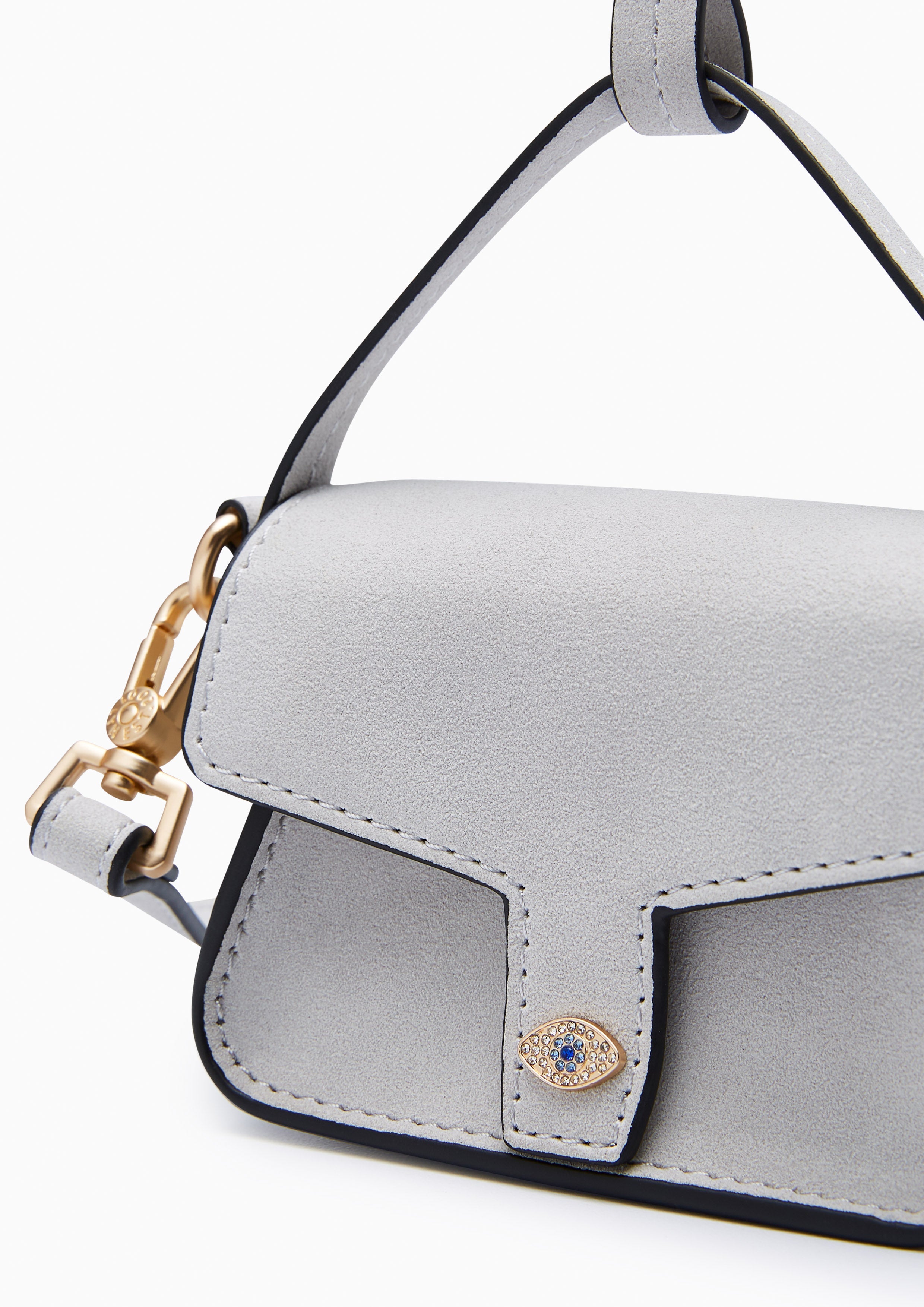 Evilly Mini  Crossbody Bag - Light Grey