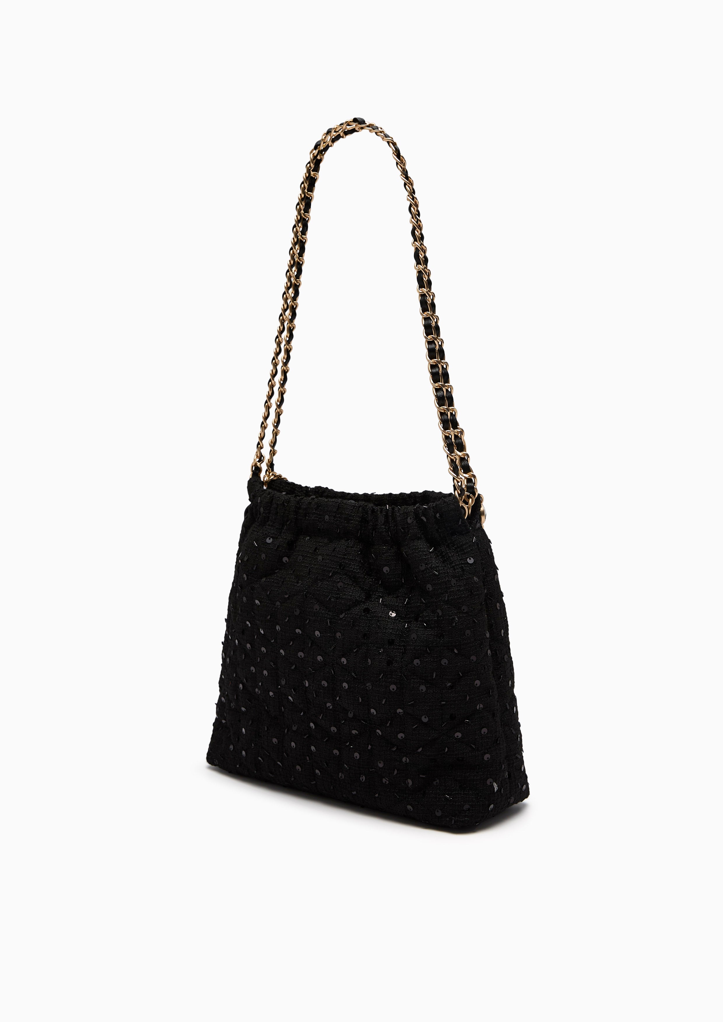 Mallory Infinite  L Shoulder Bag - Black