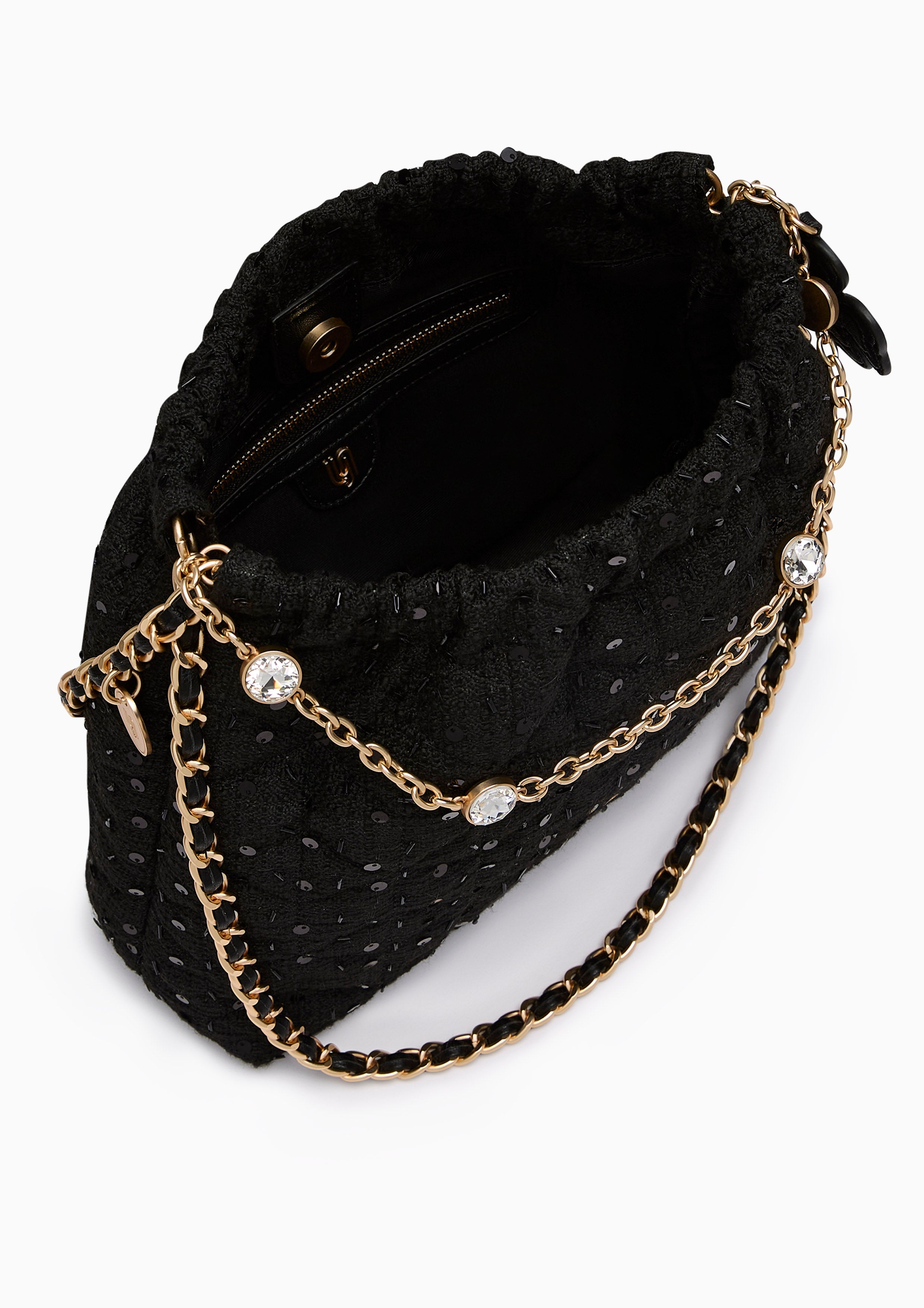Mallory Infinite  L Shoulder Bag - Black