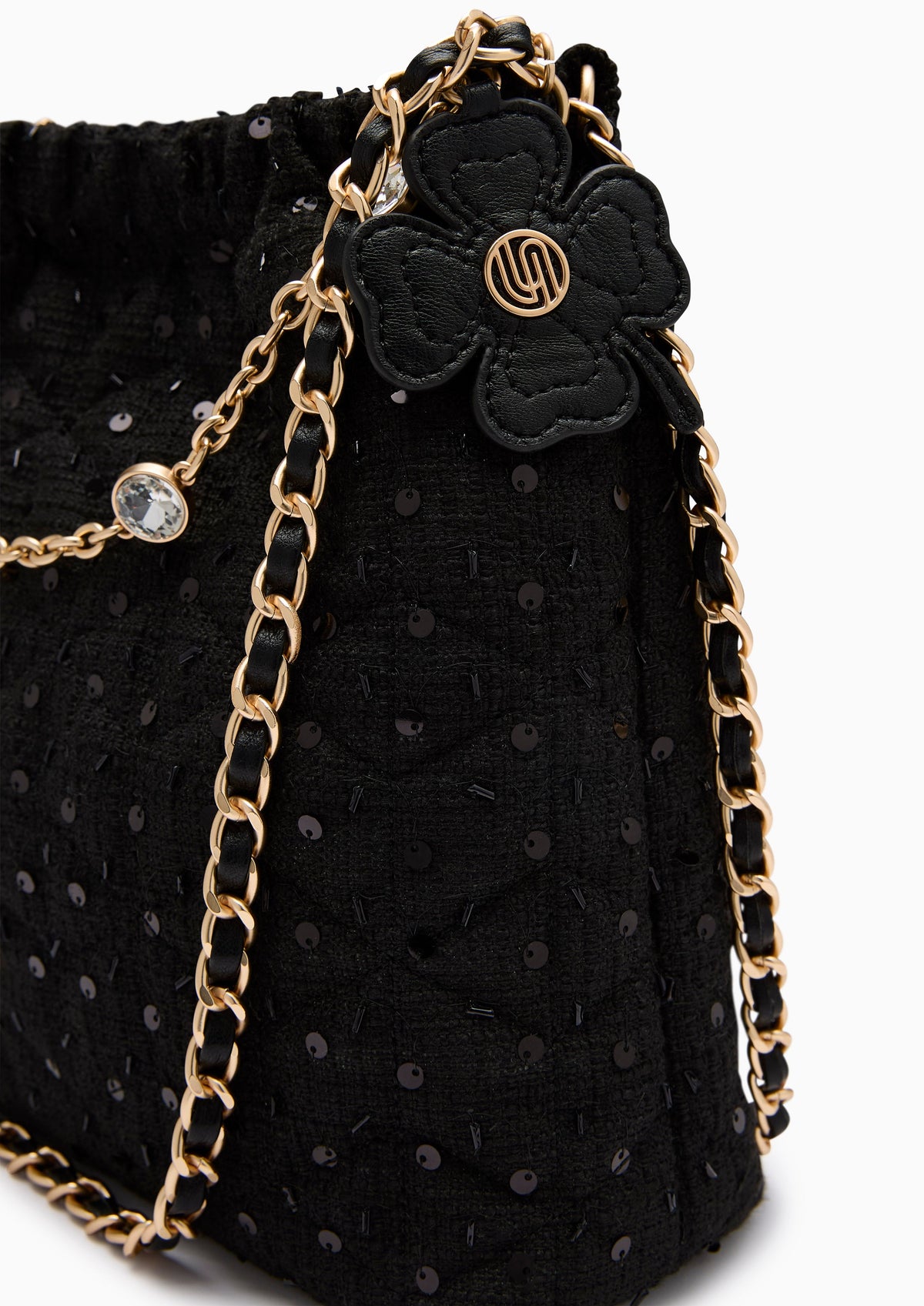 Mallory Infinite  L Shoulder Bag - Black