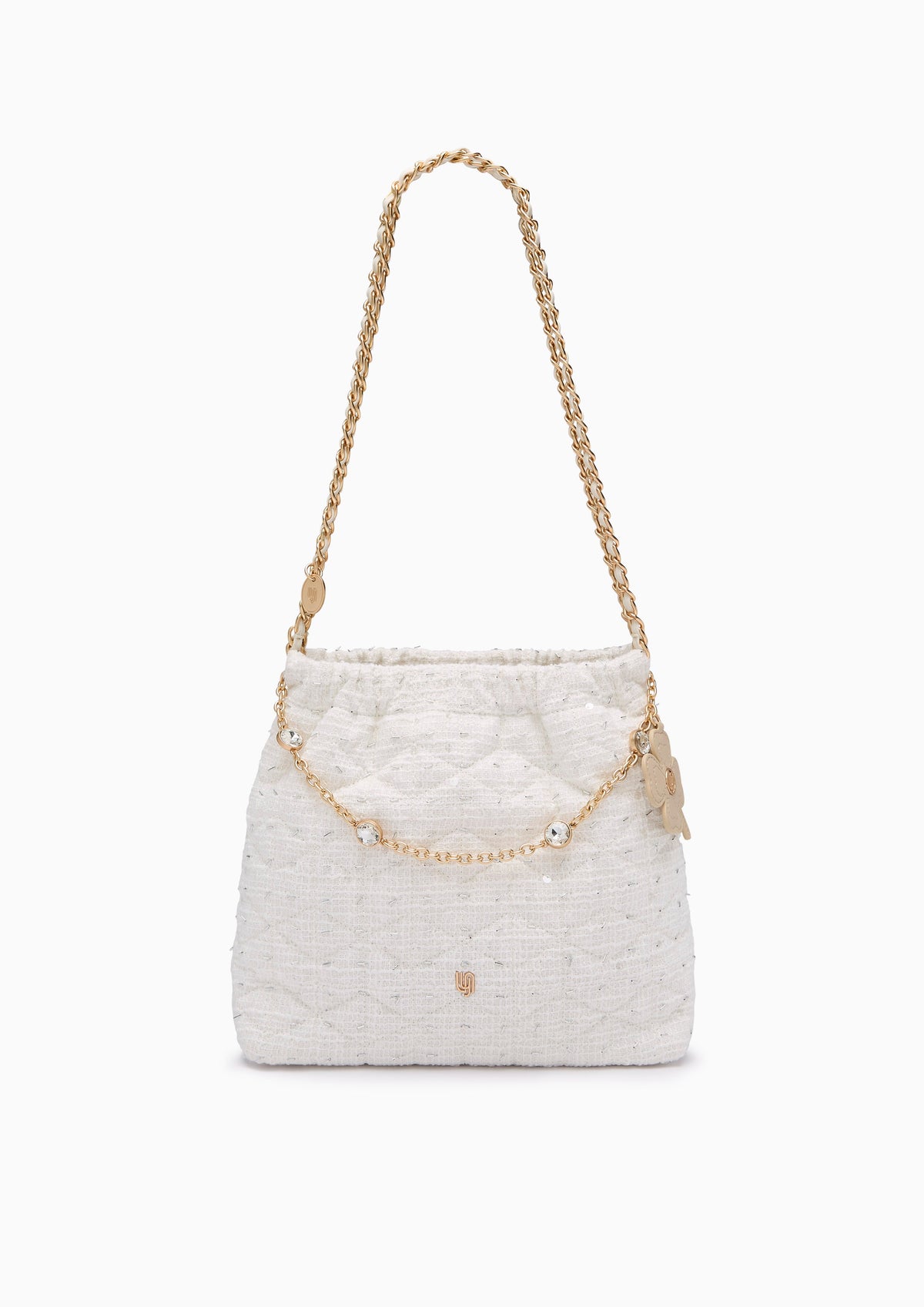 Mallory Infinite  L Shoulder Bag - White