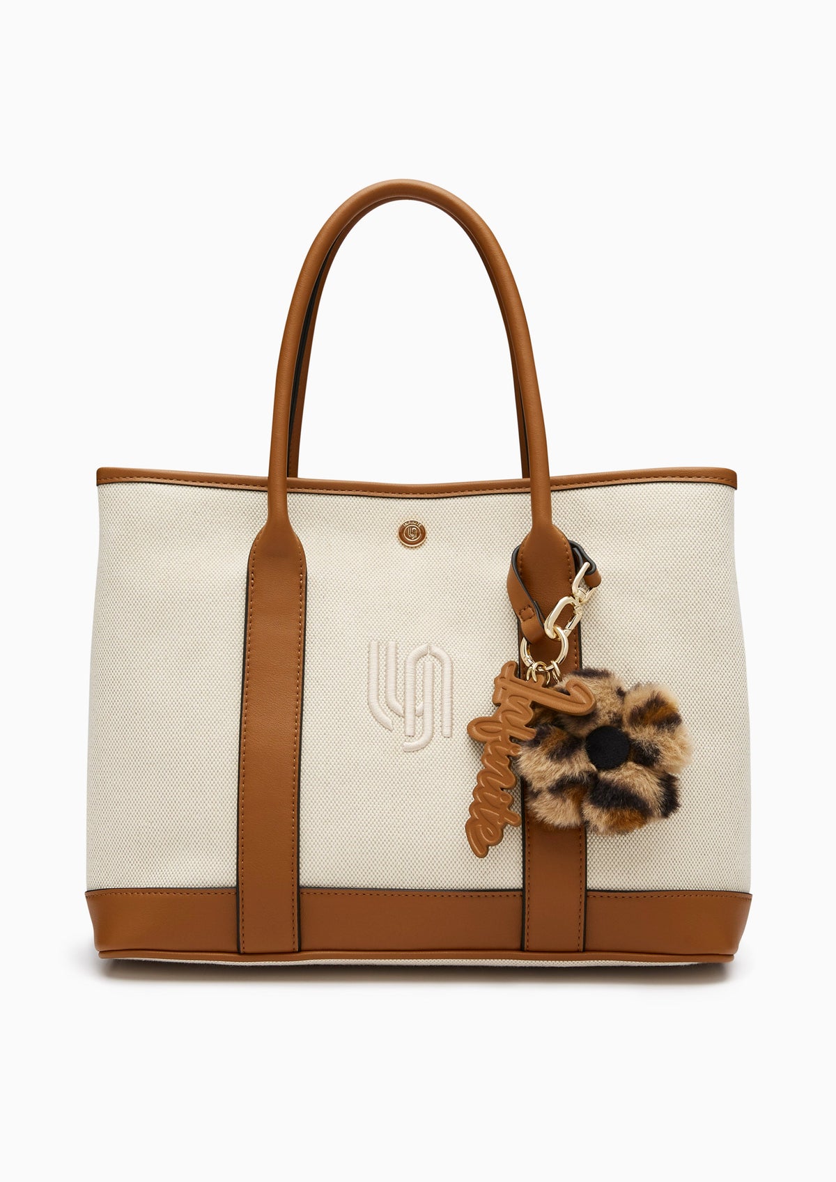 Zuri Infinite Top Handle Xl Handbag - Light Beige