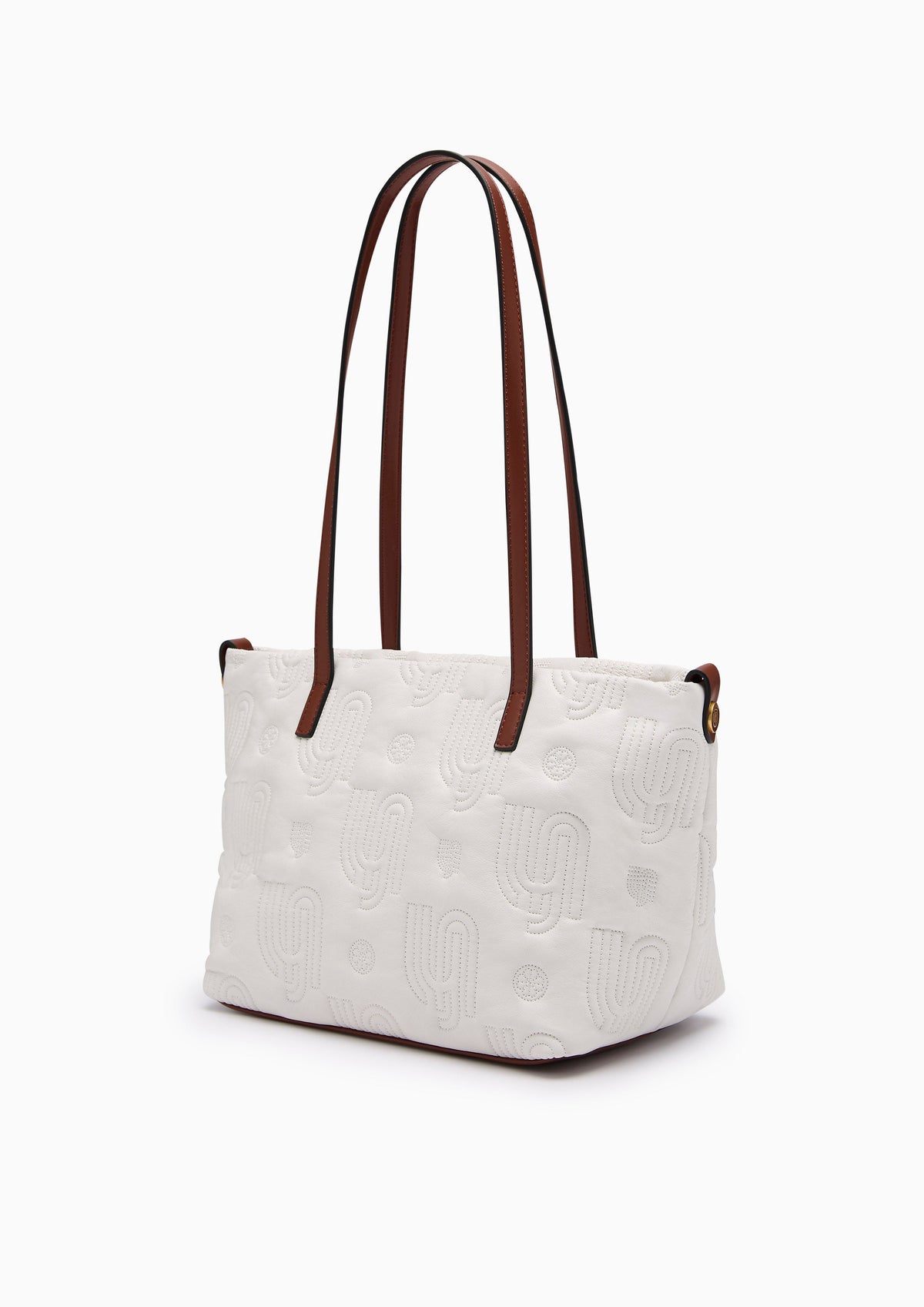 Bonnie Infinite Puffy S Tote Bag - Off-White
