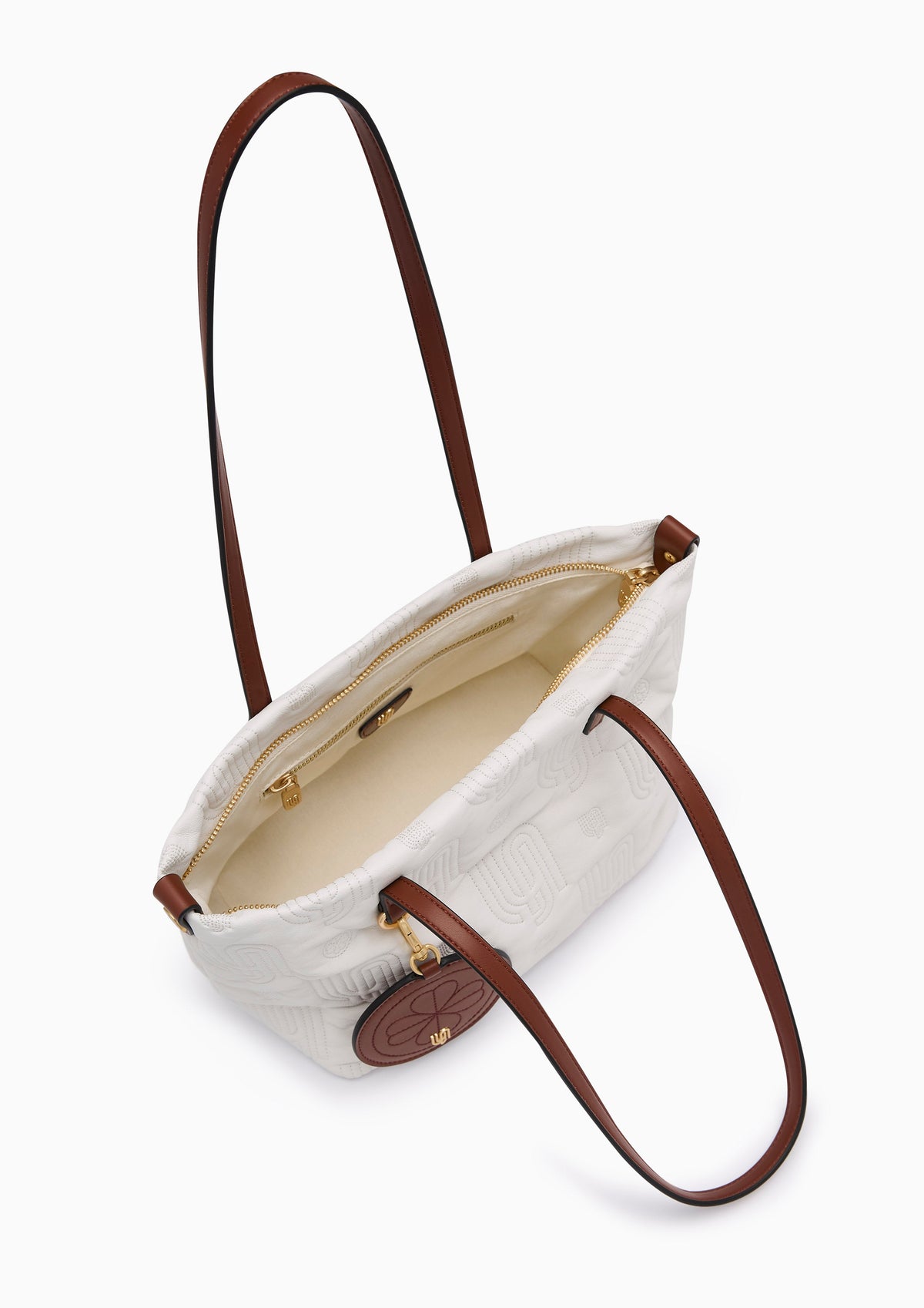 Bonnie Infinite Puffy S Tote Bag - Off-White