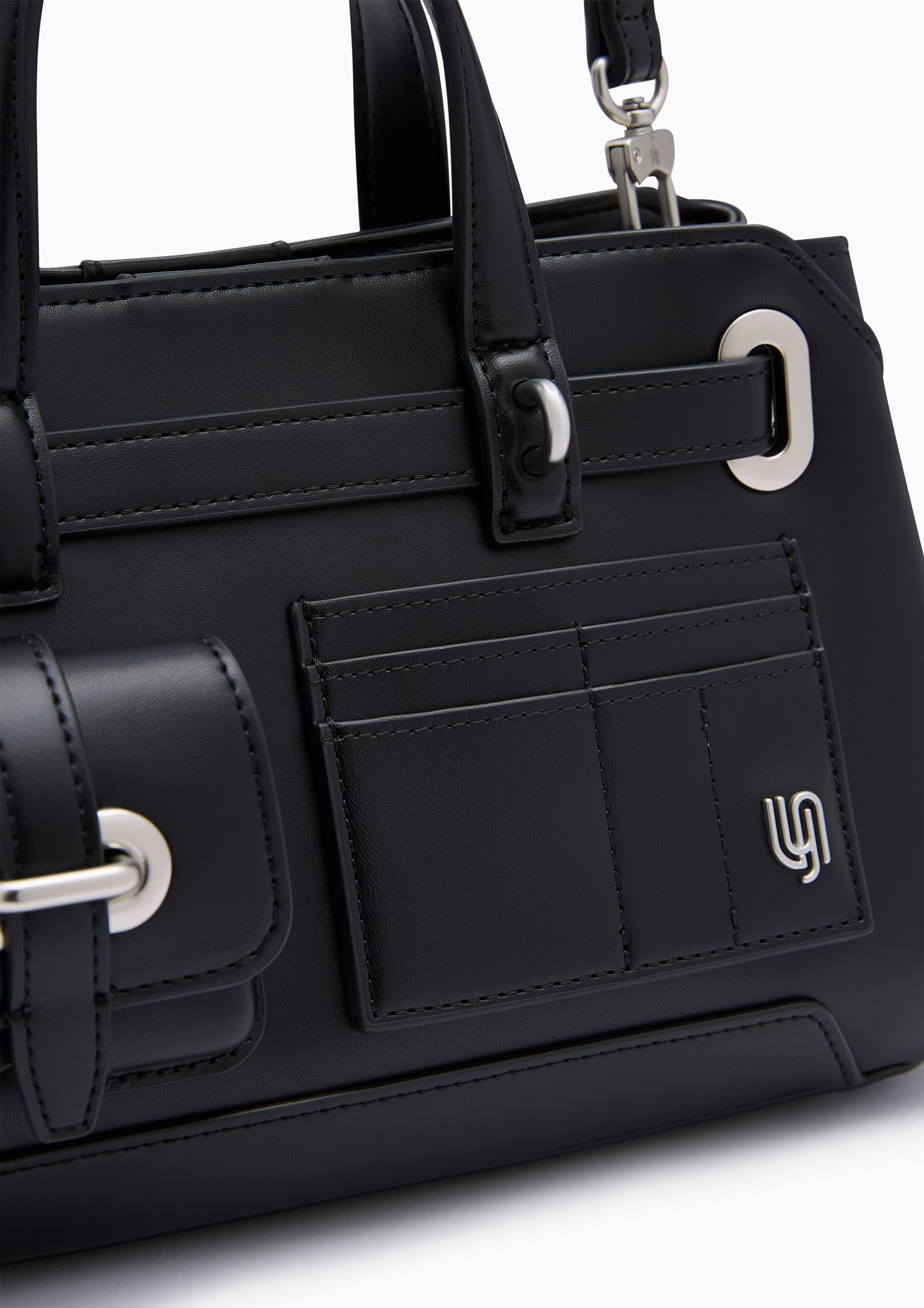 Othello Infinite Top Handle M Handbag - Black