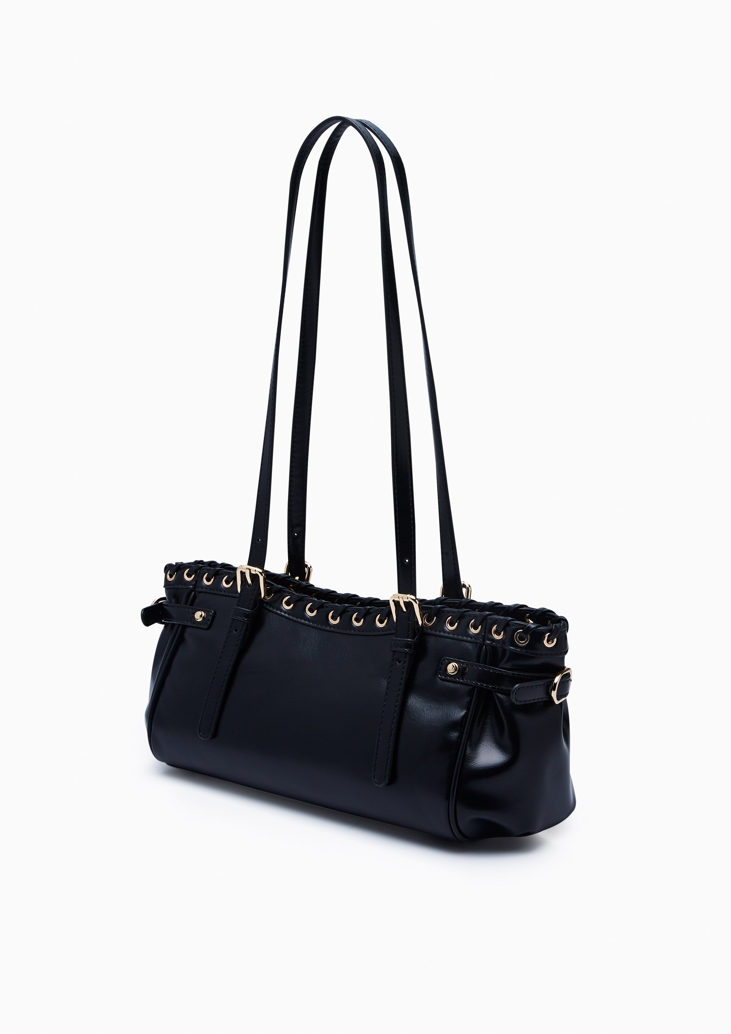 Bigga  M Shoulder Bag - Black
