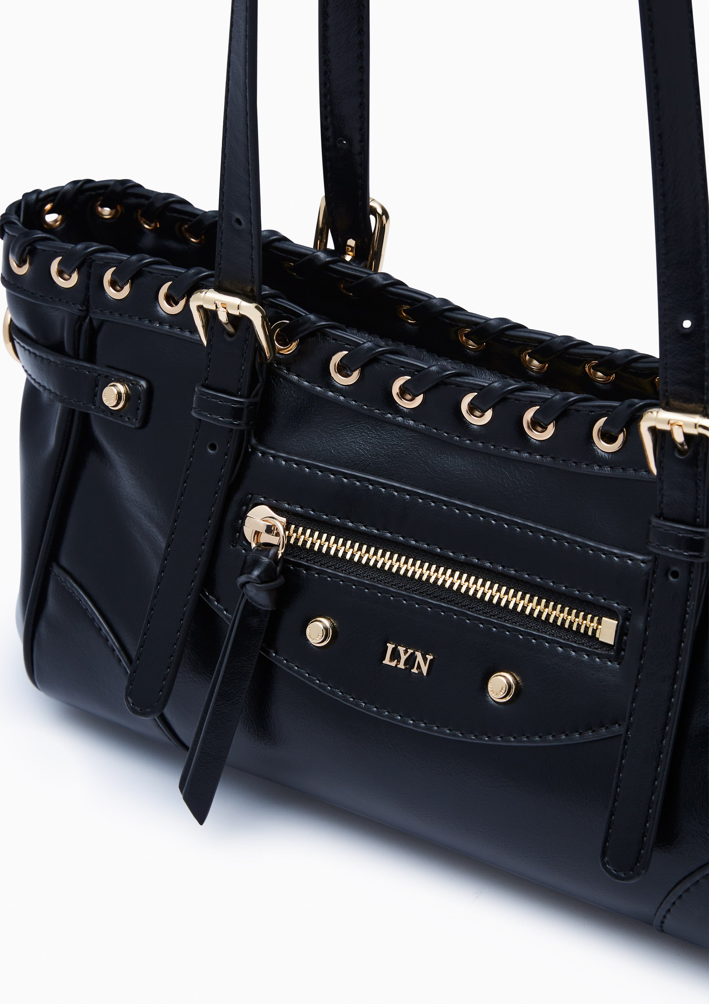 Bigga  M Shoulder Bag - Black