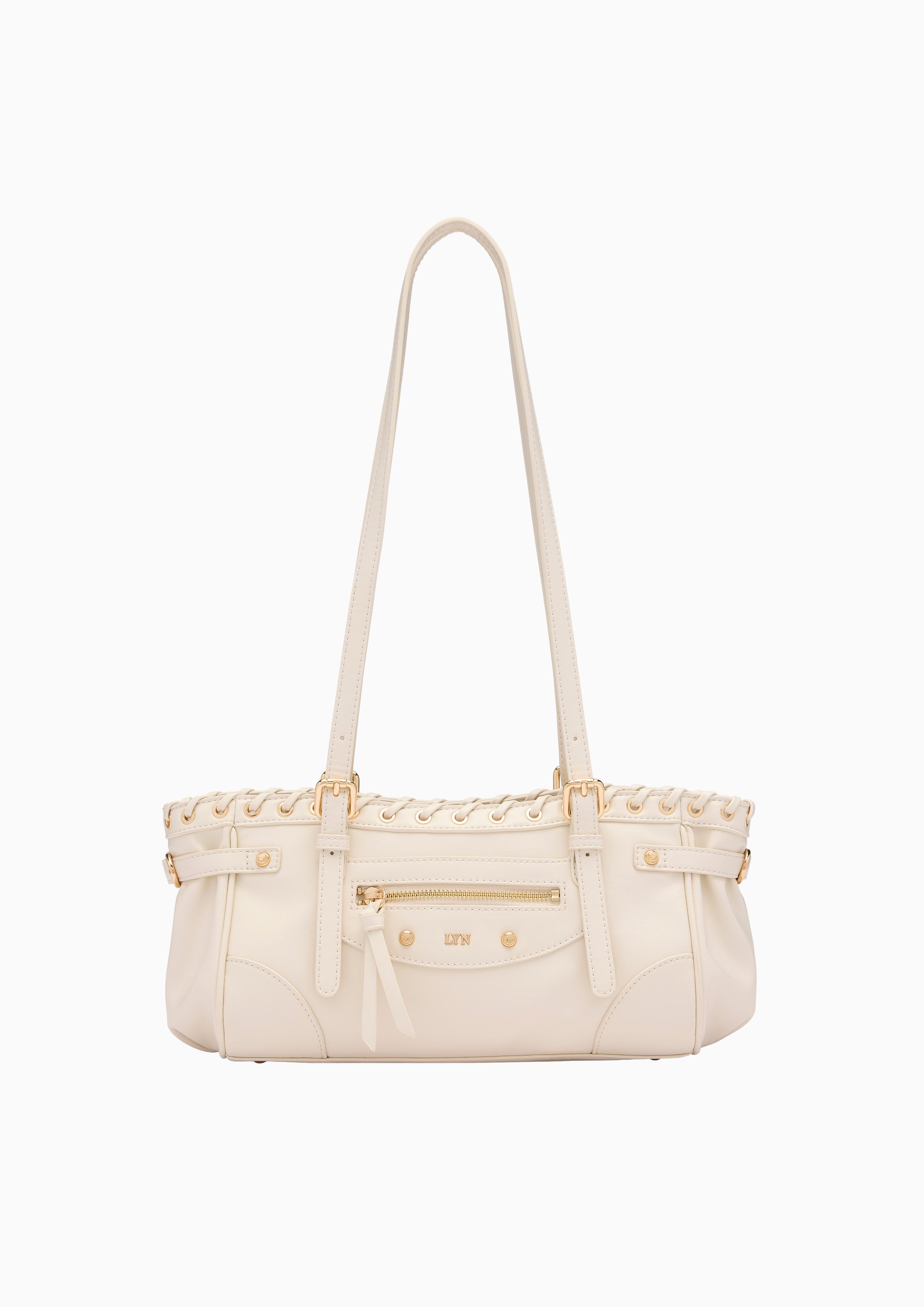 Bigga  M Shoulder Bag - Light Grey