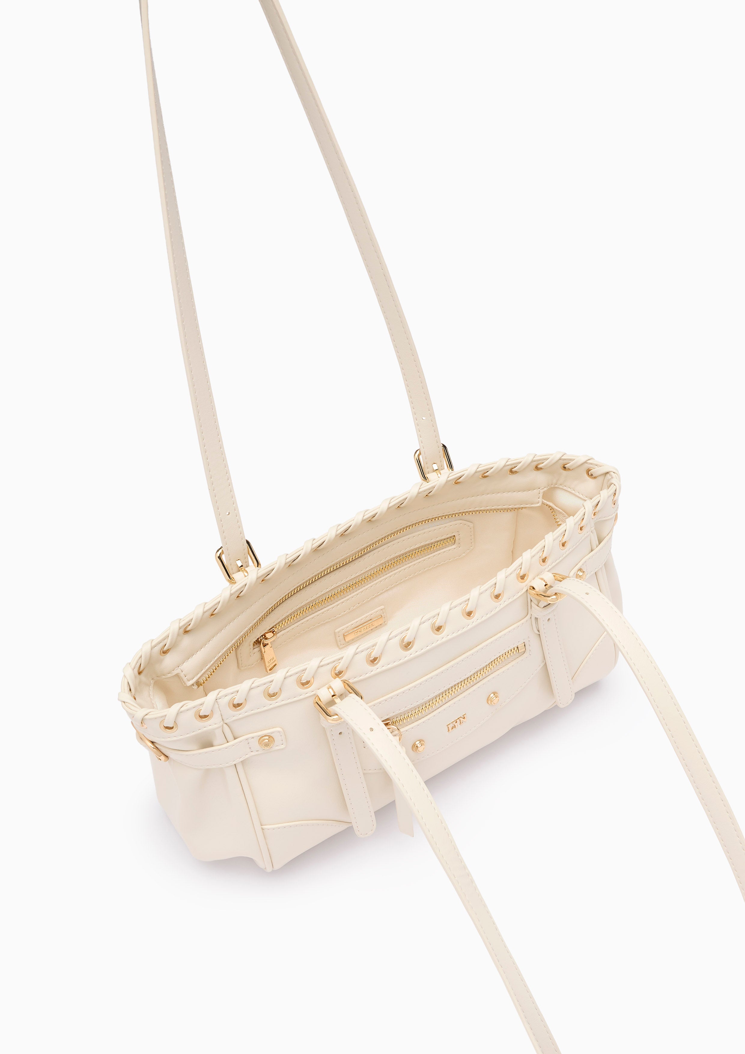 Bigga  M Shoulder Bag - Light Grey