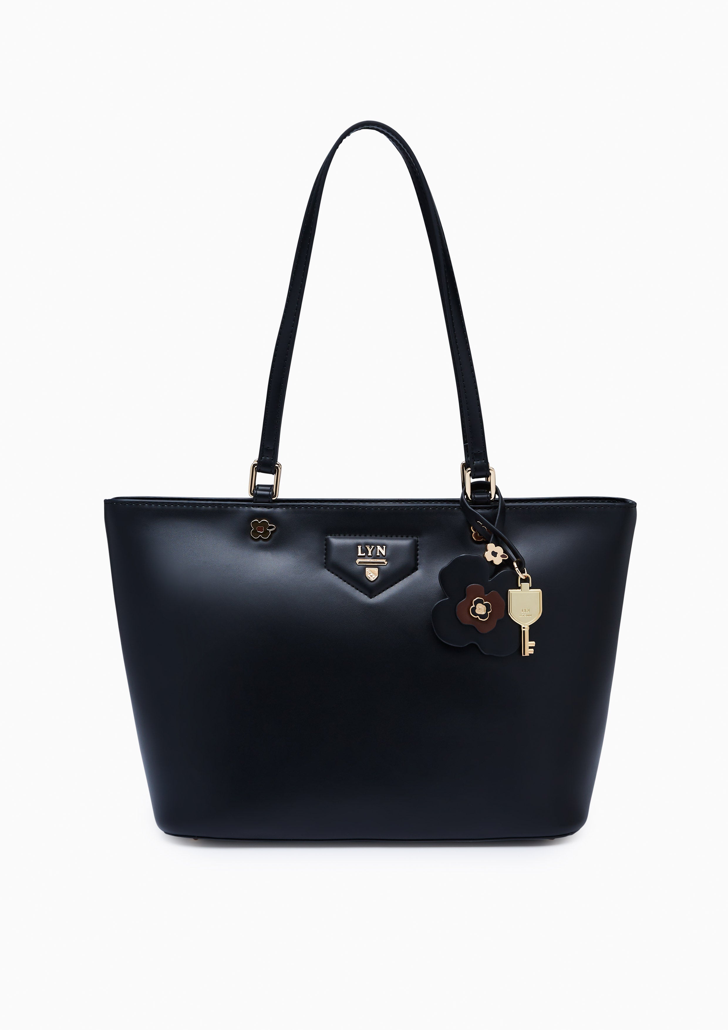 Poppy Carina L Tote Bag - Black