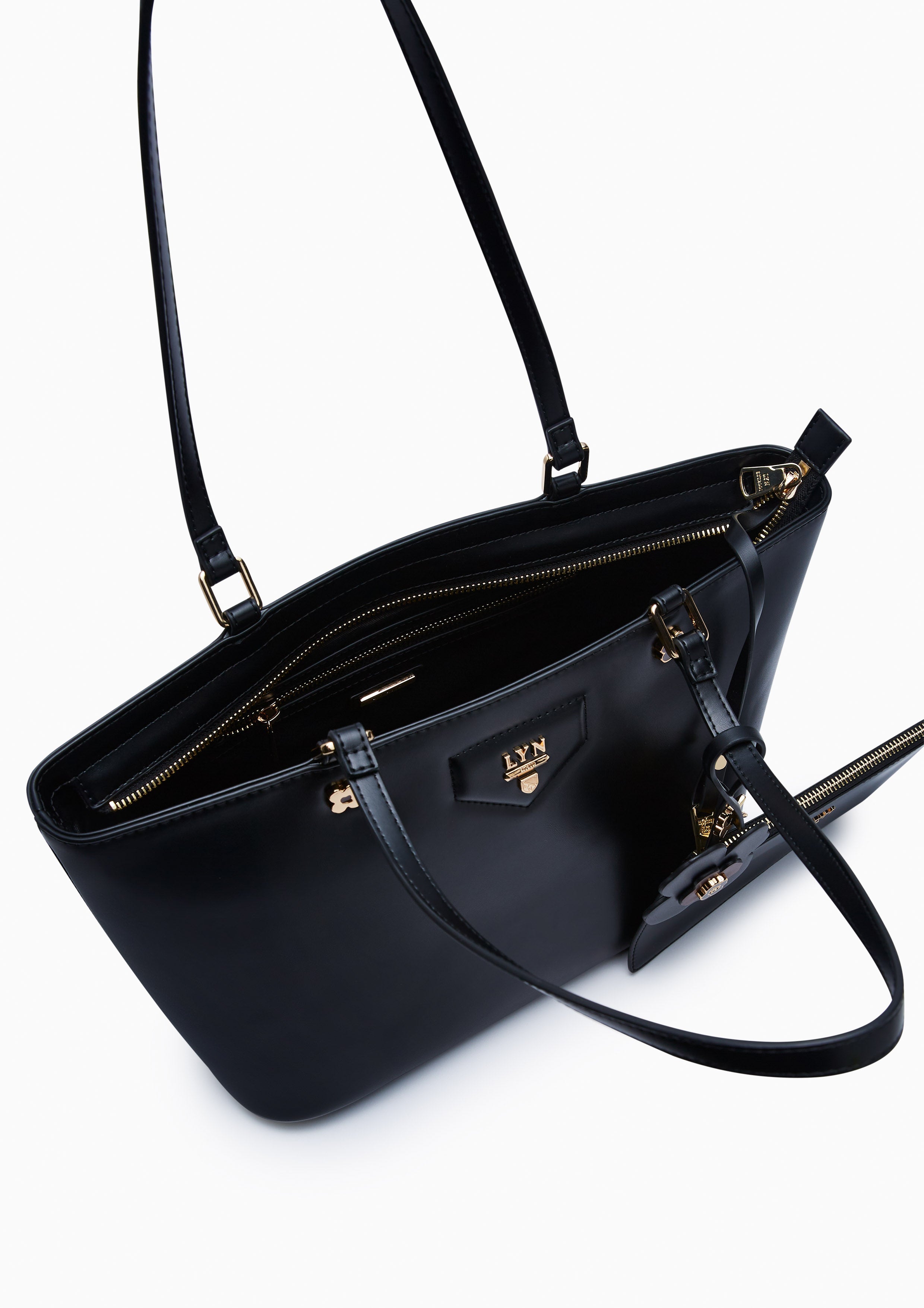 Poppy Carina L Tote Bag - Black