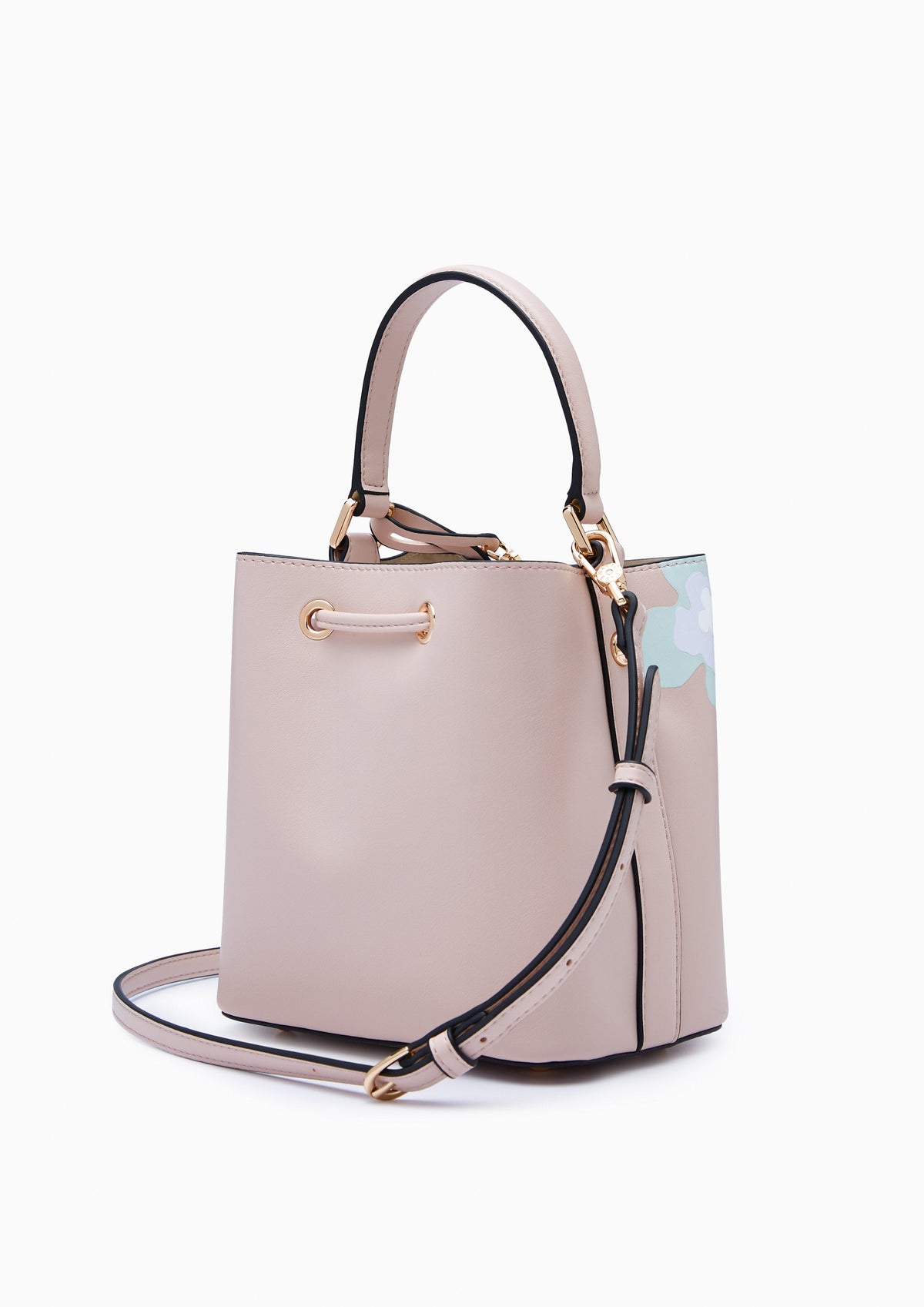Poppy Carina  S Bucket Bag - Printed Nude