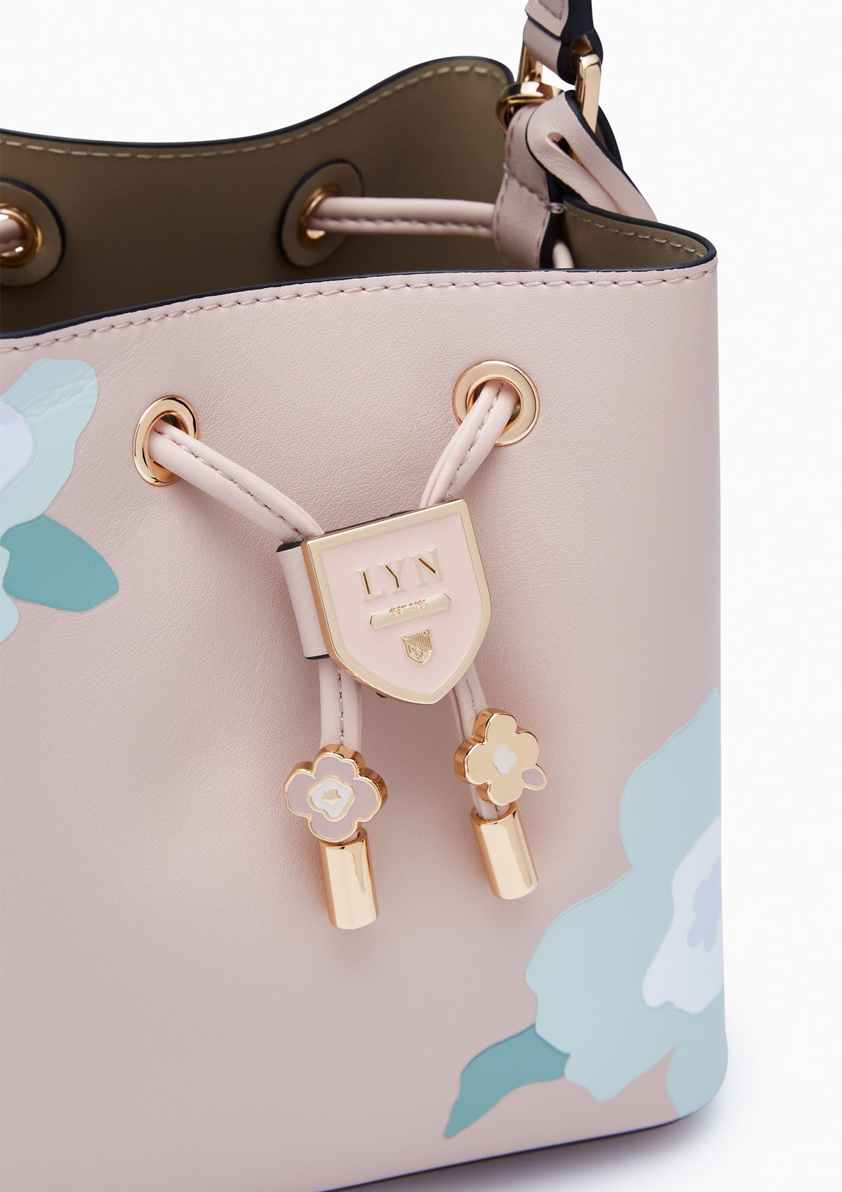 Poppy Carina  S Bucket Bag - Printed Nude