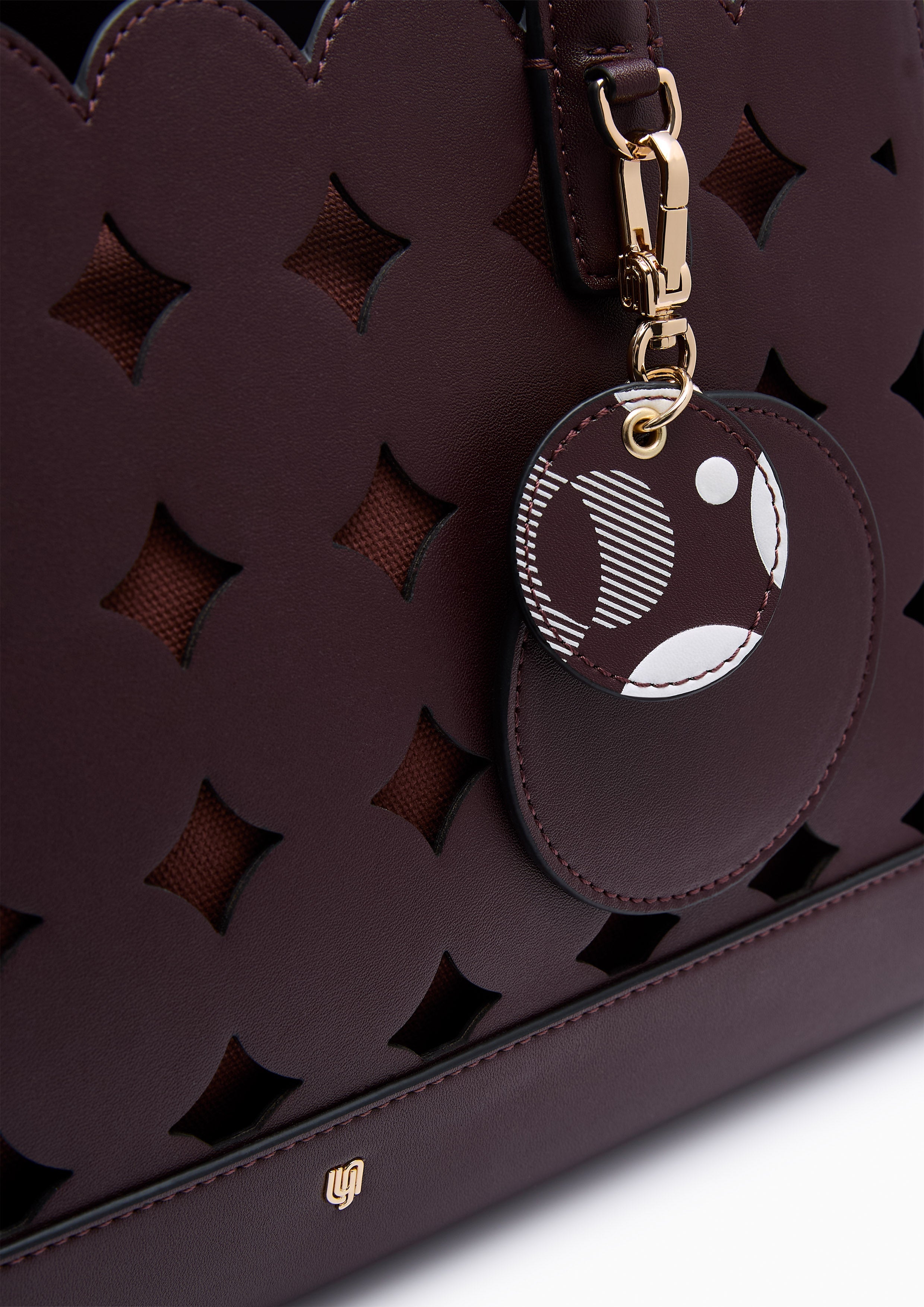 Abeny Infinite  L Tote Bag - Dark Red
