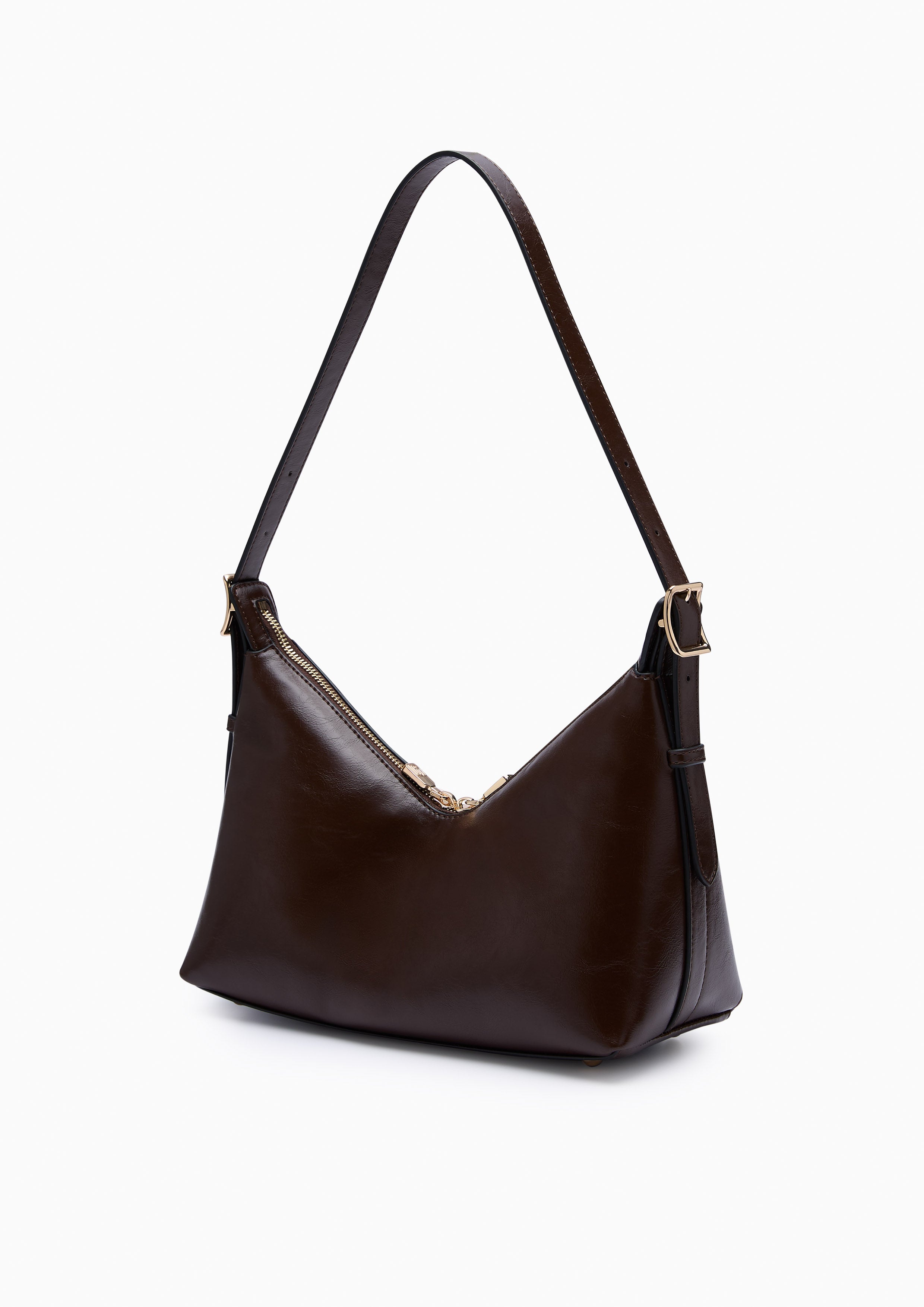 Cortes Infinite  M Shoulder Bag - Dark Brown