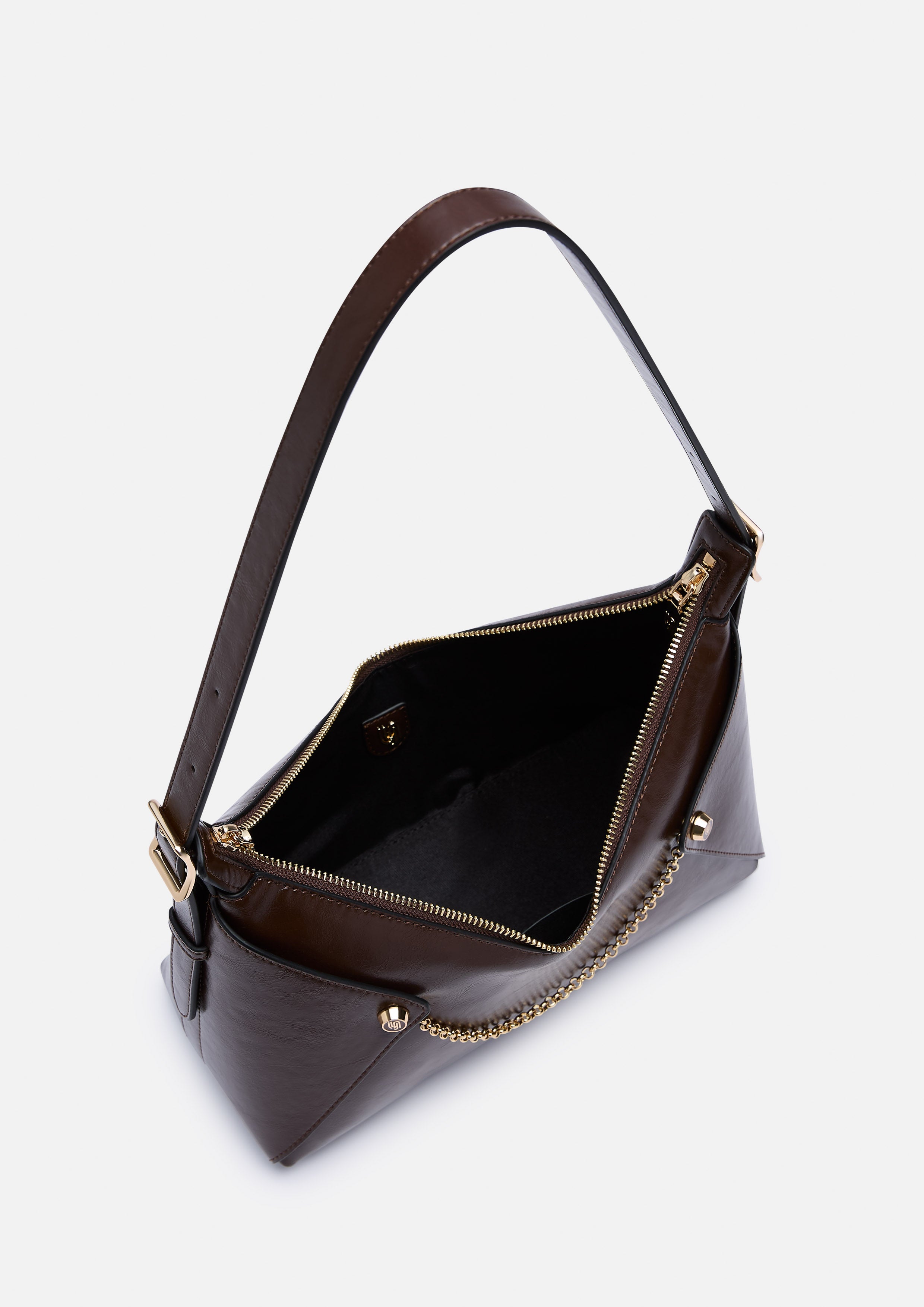 Cortes Infinite  M Shoulder Bag - Dark Brown